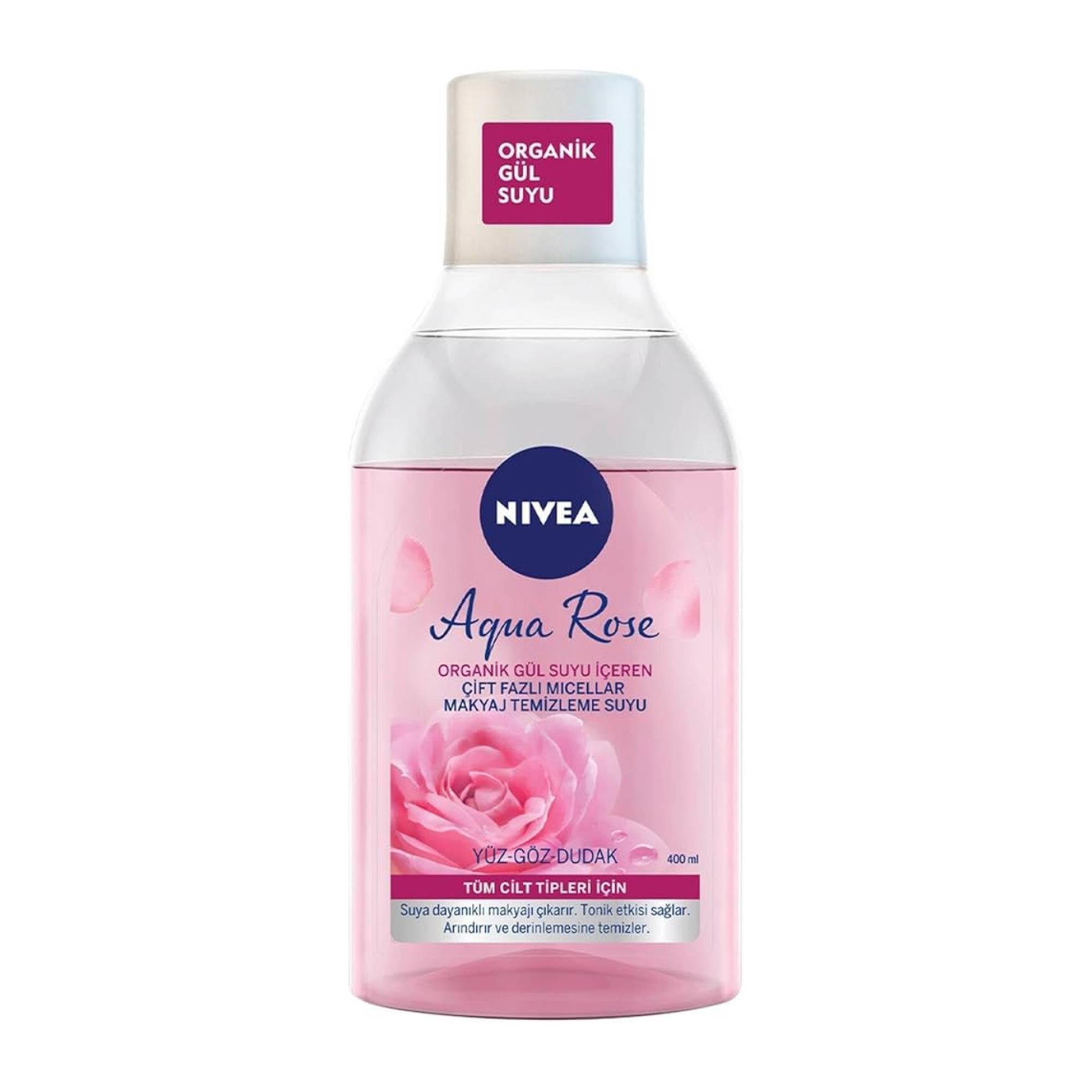 Nivea Micellair Gül Suyu Çift Fazlı Yüz Temizleme Suyu 400 Ml