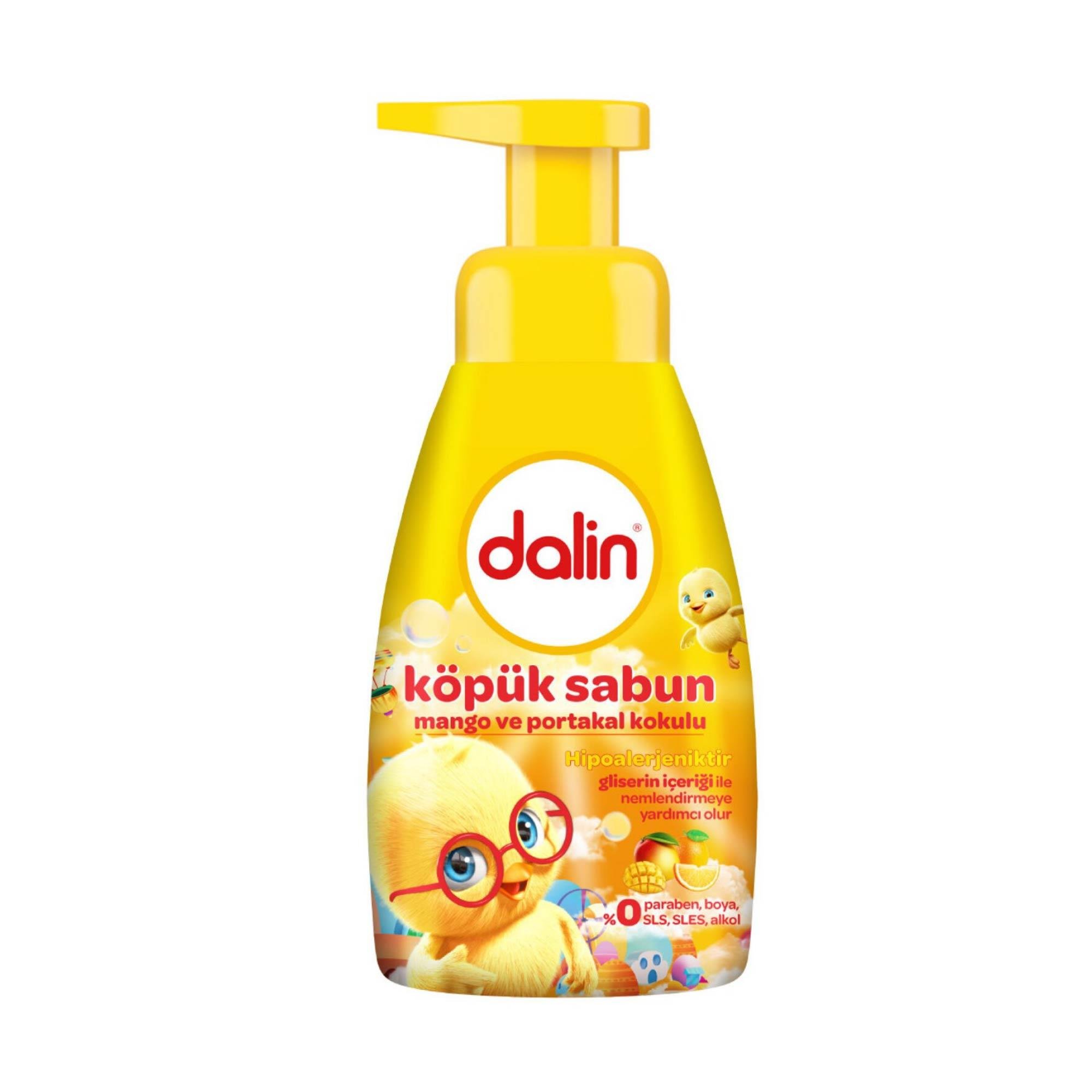 Dalin Bebek Köpük Sabun Mango ve Portakal Kokulu 200 ml