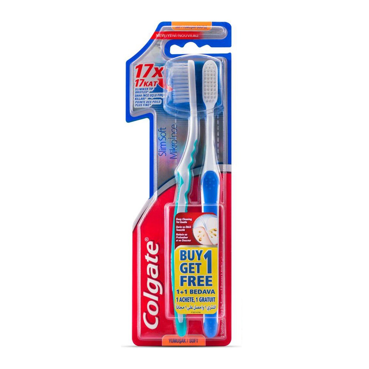 Colgate Mikro Hassas Diş Fırçası 1+1