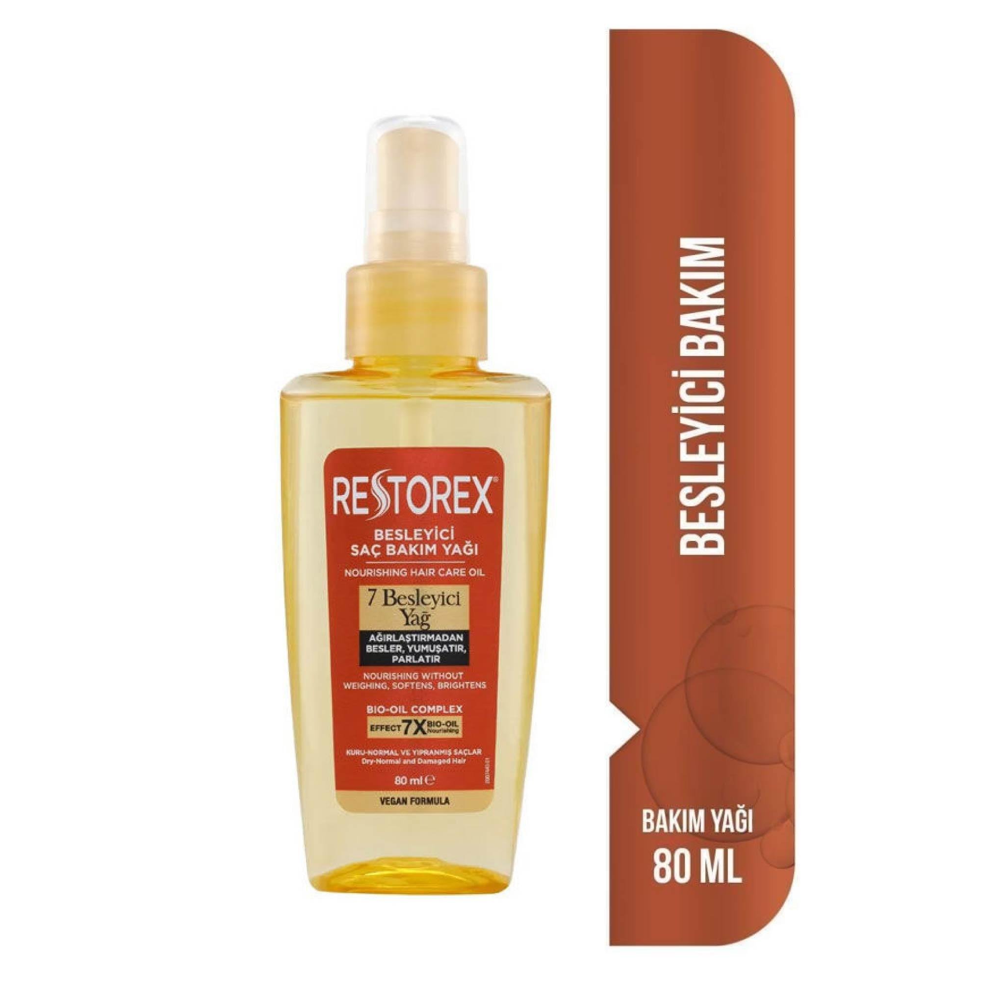 Restorex Besleyici Saç Bakım Yağı 80 ml