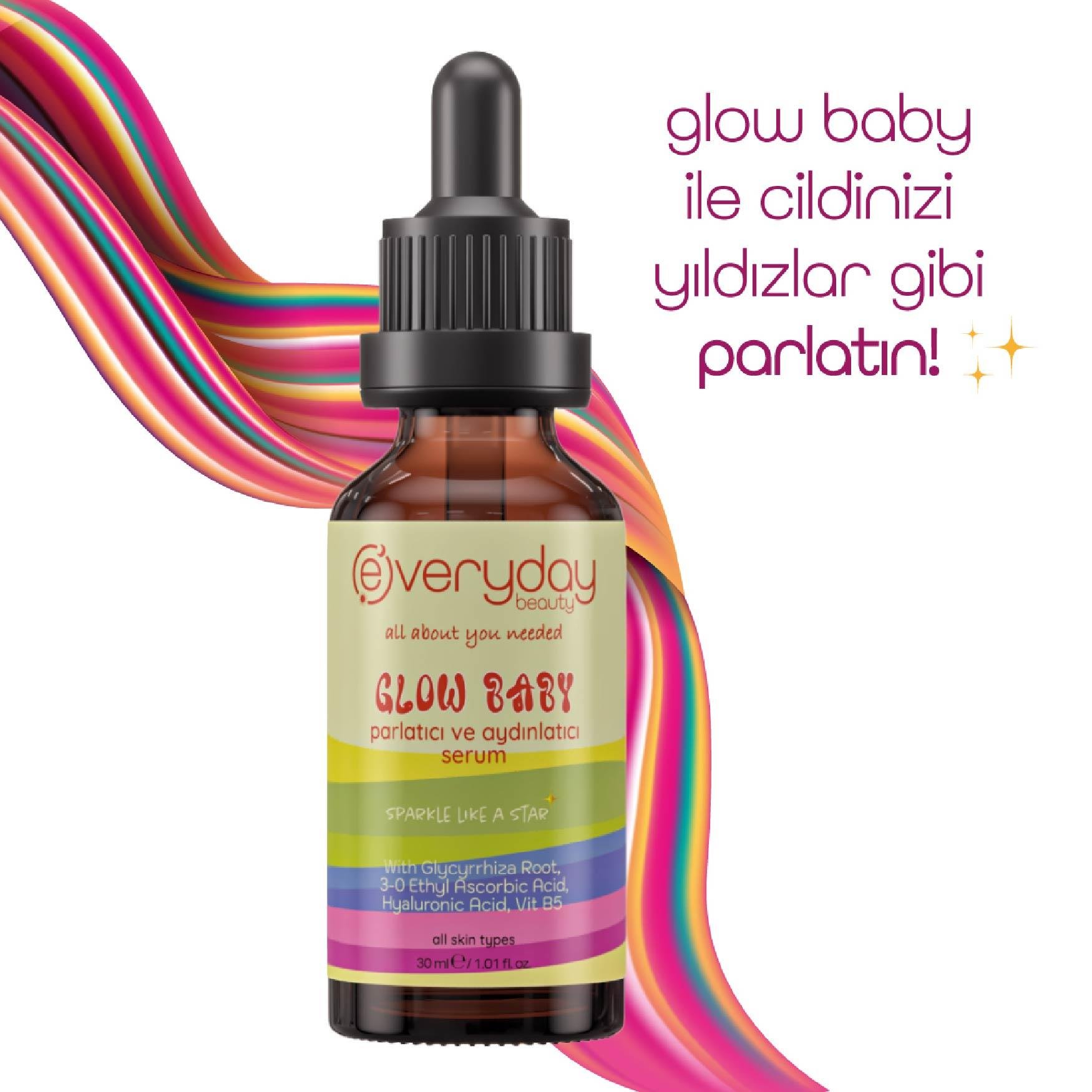 Everyday Beauty Glow Baby Parlatıcı ve Aydınlatıcı Serum 30 ml.