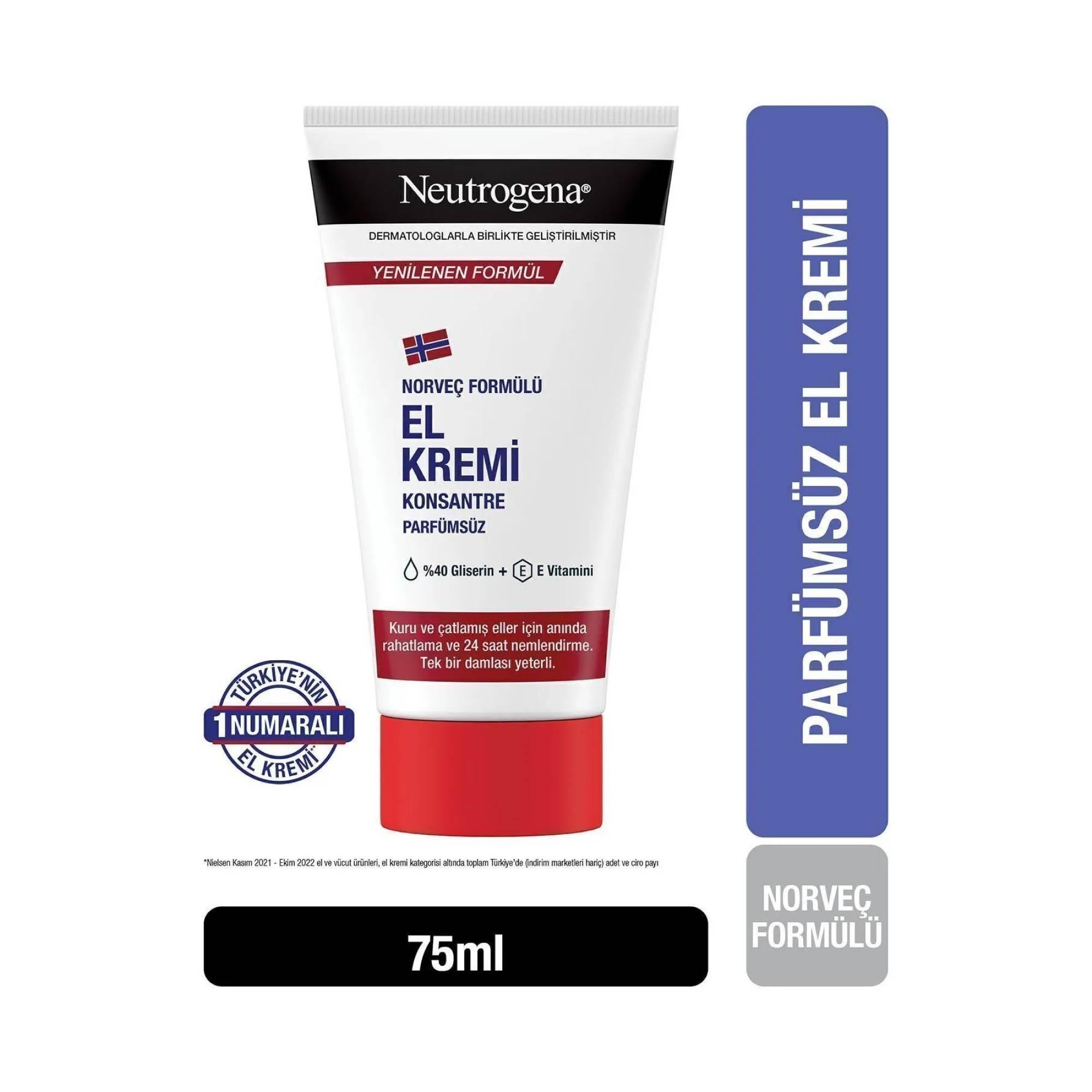 Neutrogena El Kremi Parfümsüz 75ml