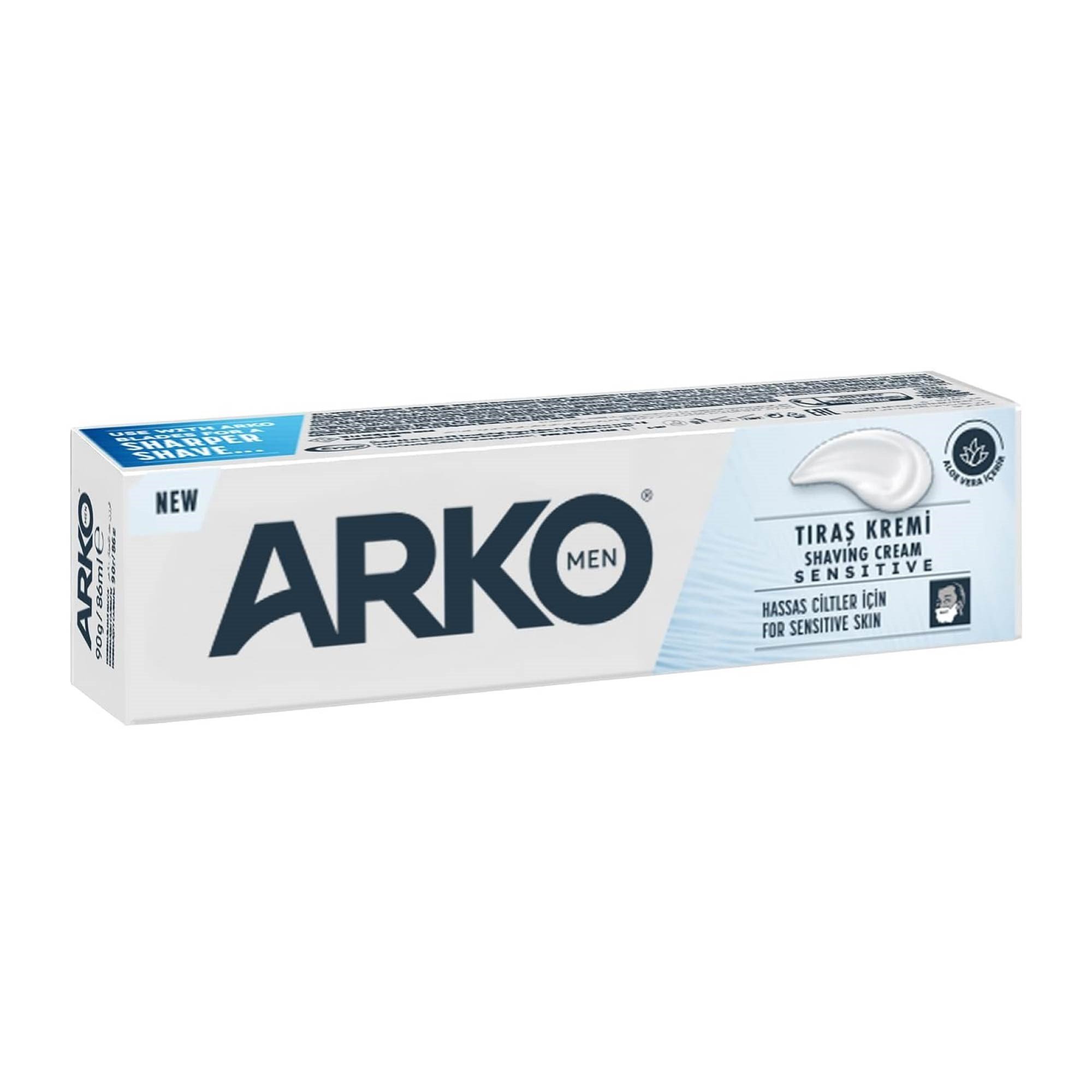 Arko Men Sensıtıve Tıraş Kremi Hassas Ciltler İçin 90 gr