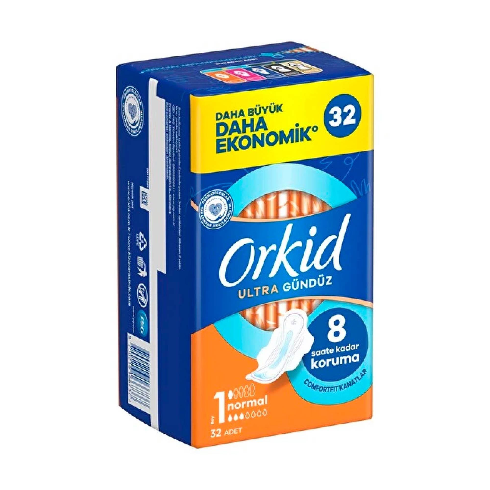 Orkid Ultra Gündüz Normal Hijyenik Ped 32'li