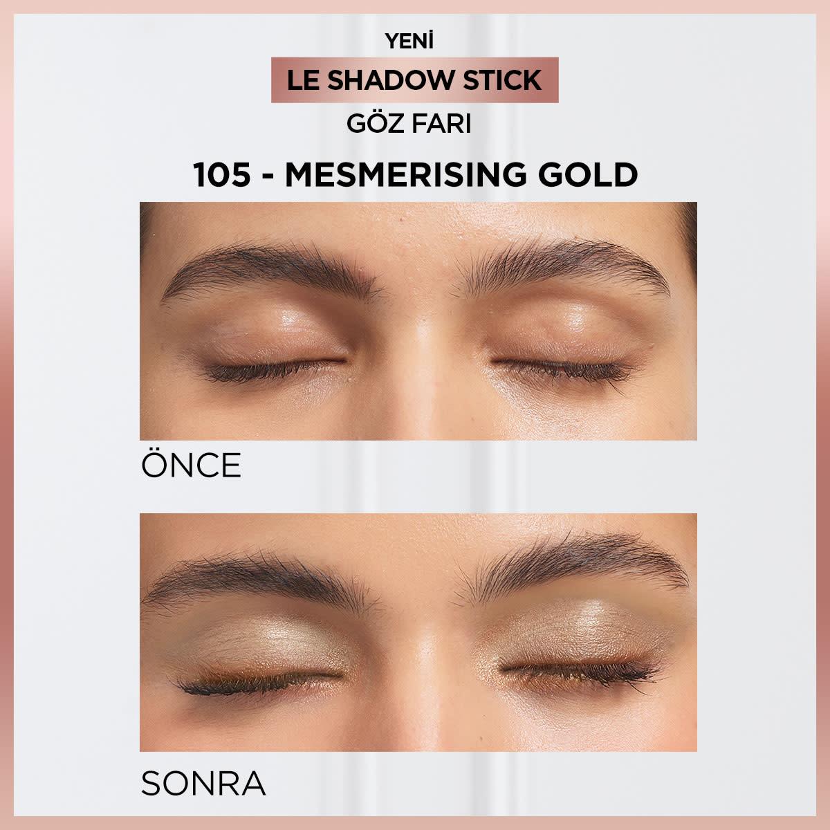 Loreal Paris Le Shadow Stick Göz Farı 105 Mesmerizing Gold 