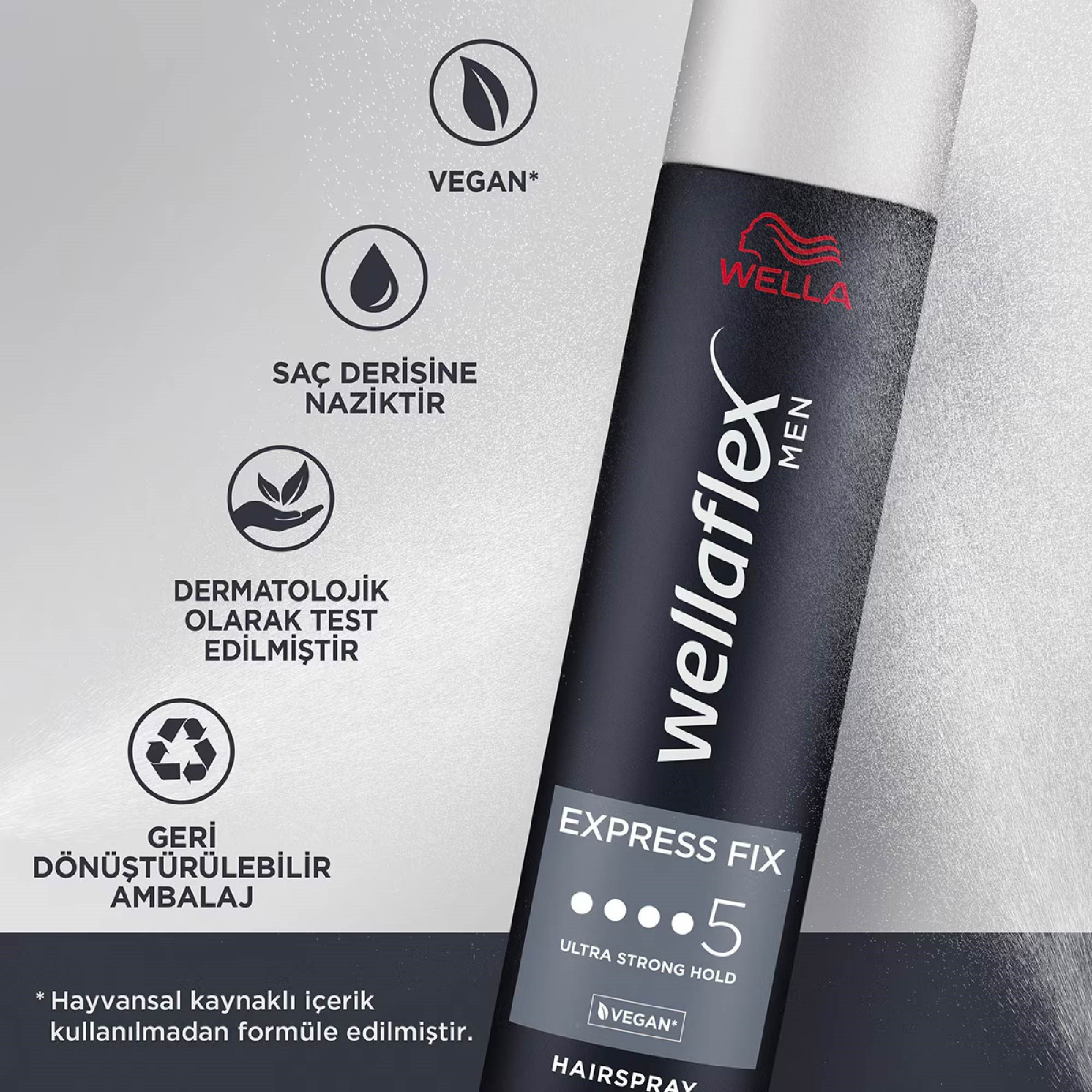 Wellaflex Men Express Fix Spray Ultra Güçlü 250 ml