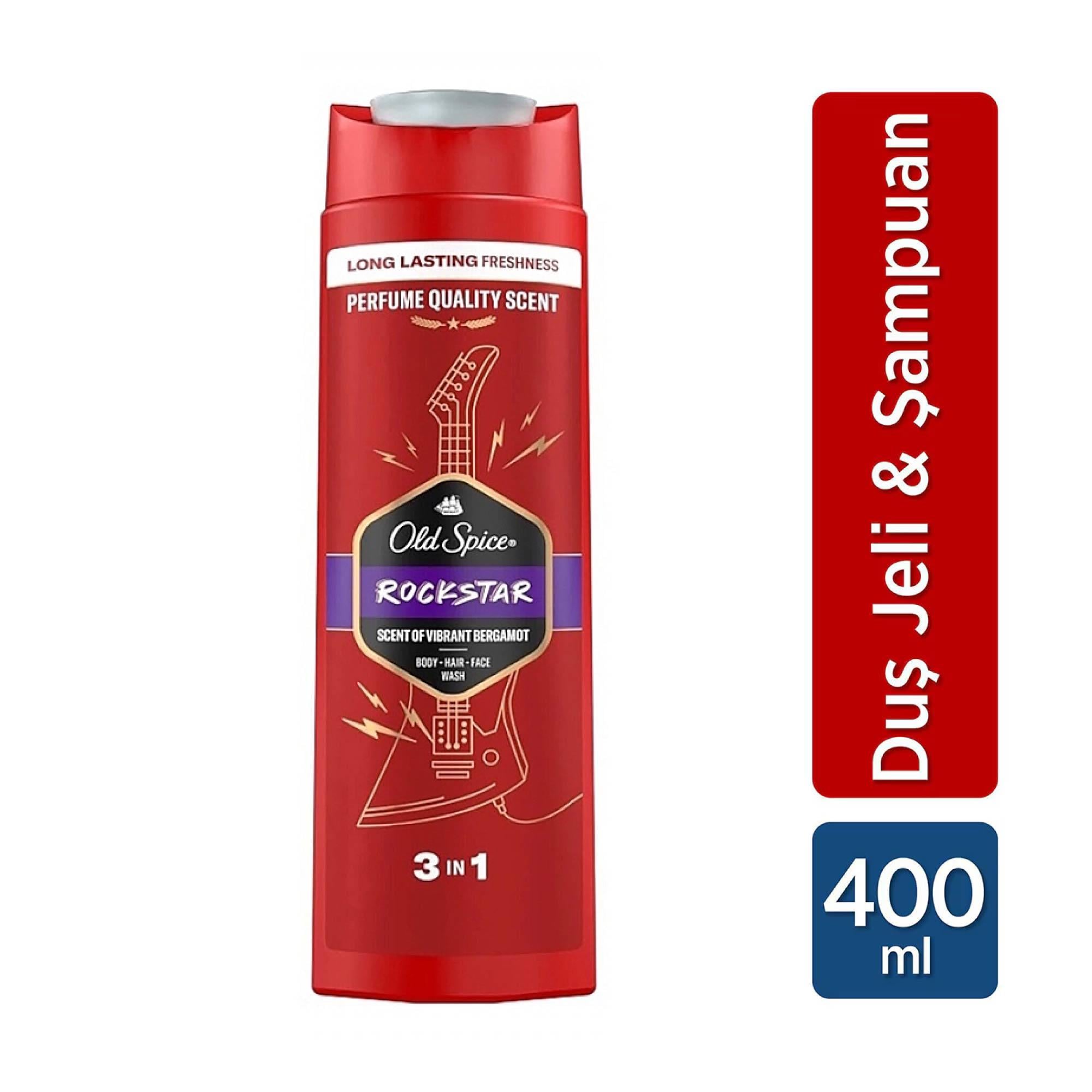 Old Spice Duş Jeli ve Şampuan Rockstar 400 ml