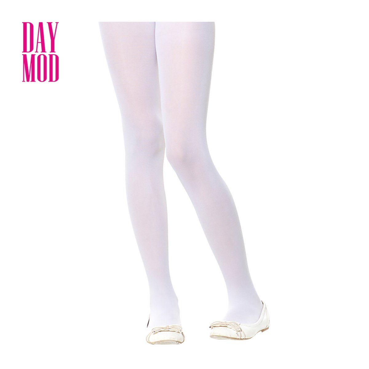 DayMod Mycro 50 Çocuk Külotlu Çorap 10/Beyaz 7-8 Yaş