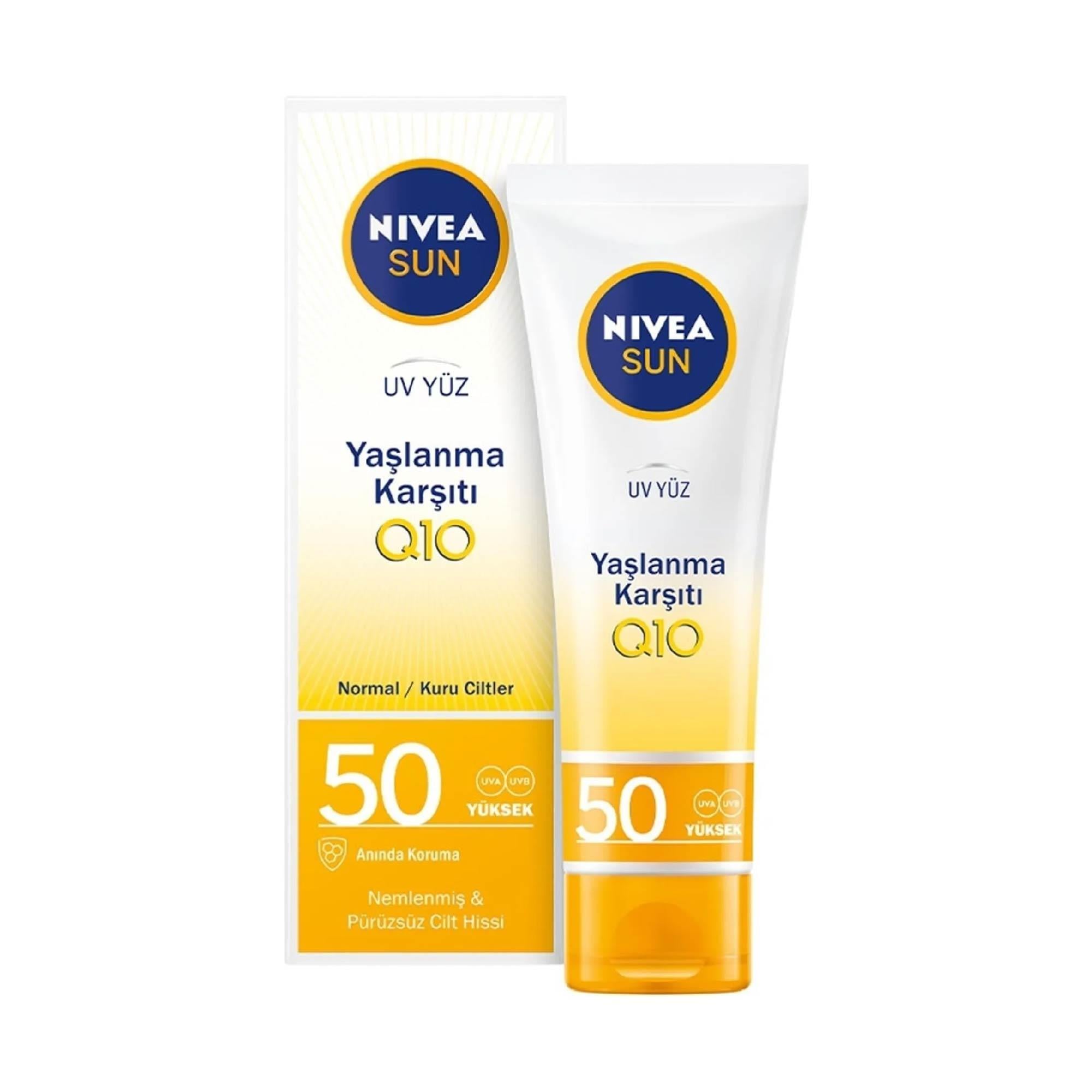 Nivea Sun Yaşlanma & Leke Karşıtı Yüz Kremi Spf 50+ 50 ml