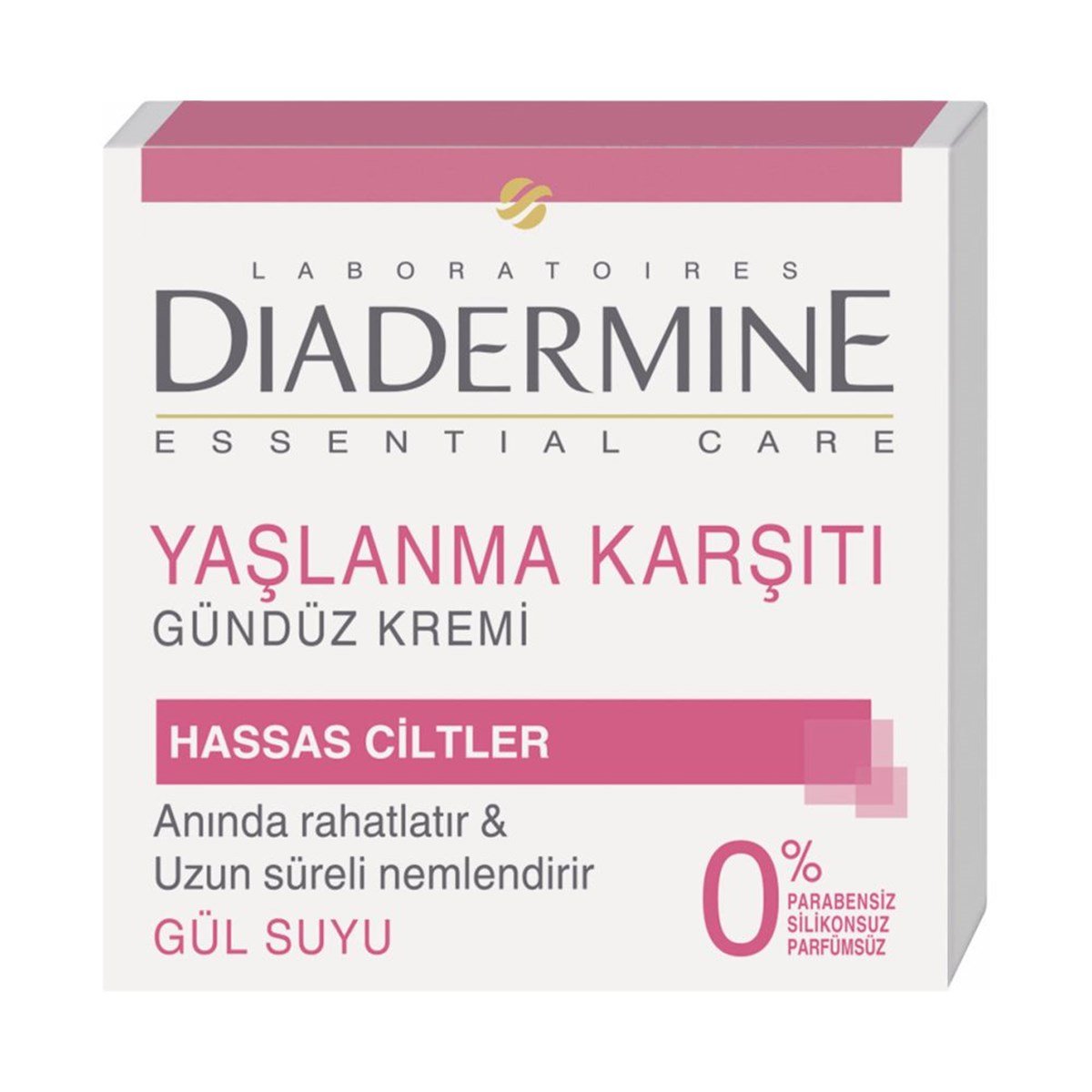Diadermine Essential High Tolerance Yaşlanma Karşıtı Gündüz Kremi 50 Ml.