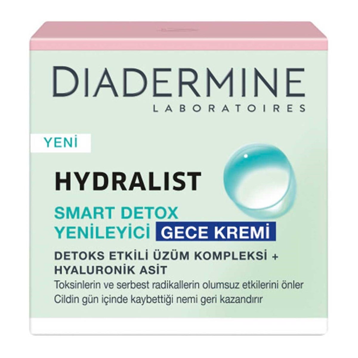 Diadermine Hydralist Smart Detox Yenileyici Gece Kremi 50ml