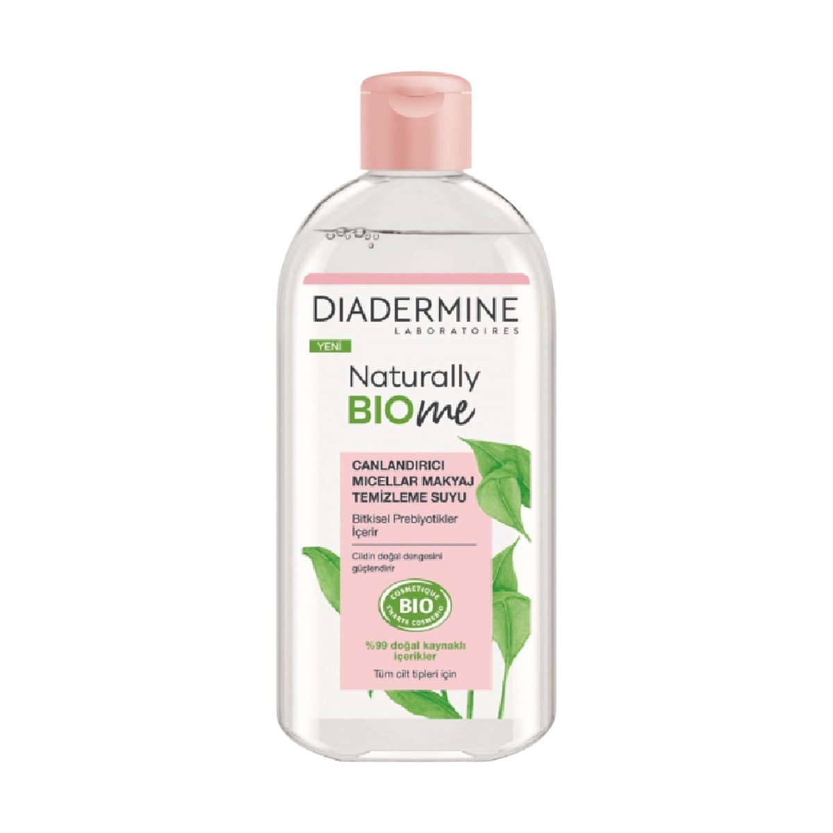 Diadermine Naturally Bio Me Canlandırıcı Micellar Makyaj Temizleme Suyu 400ml