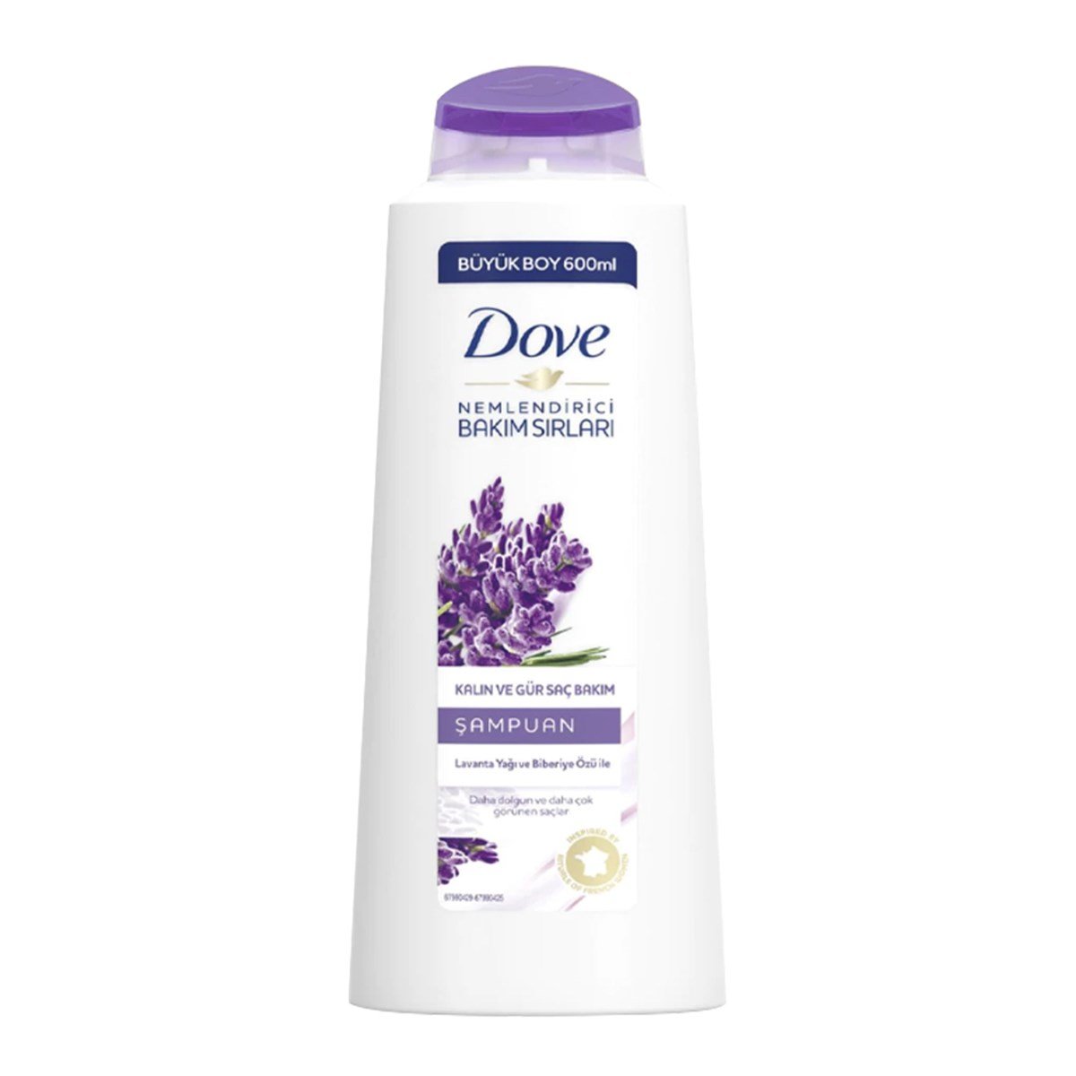 Dove Şampuan Kalın ve Gür Lavanta Yağı 600ml