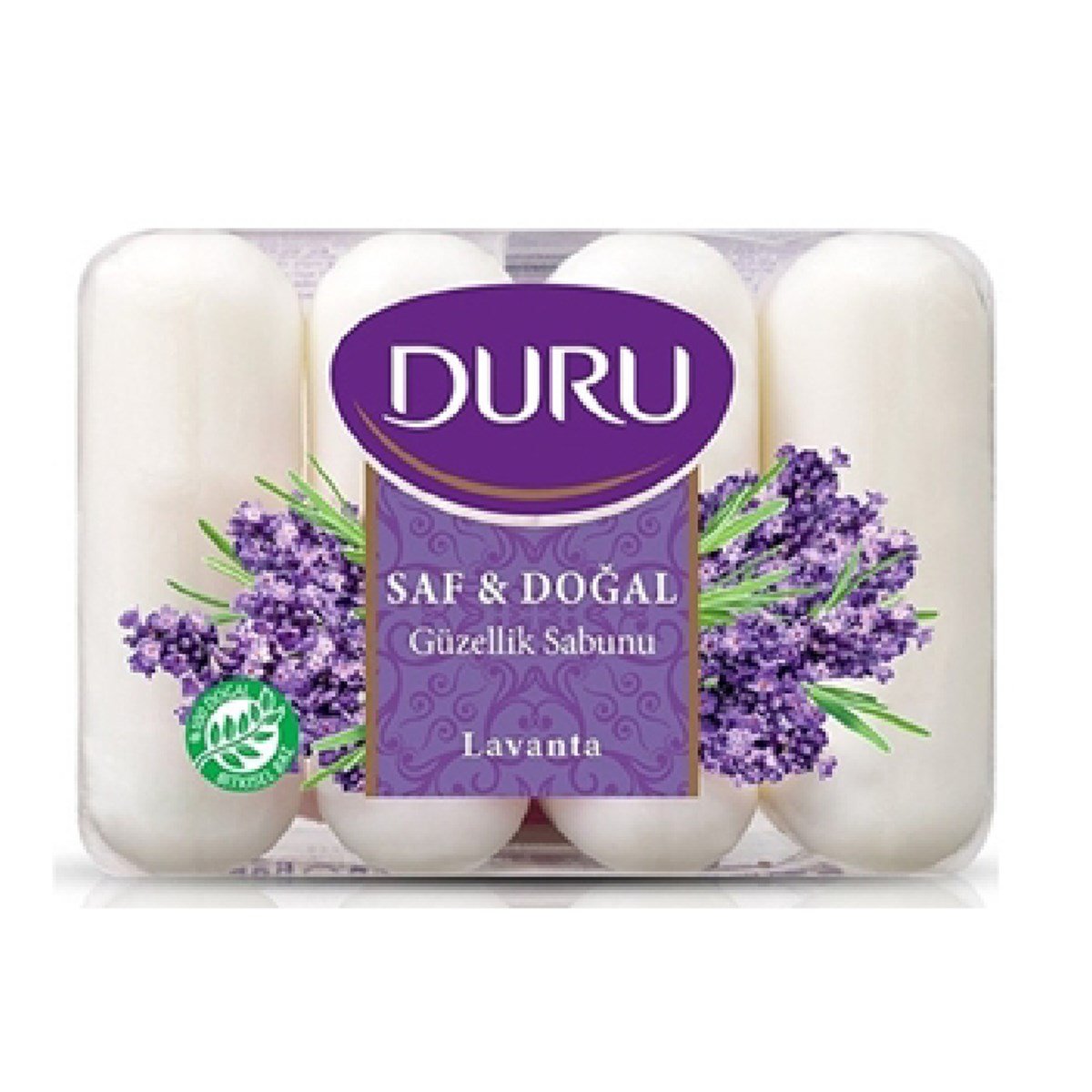 Duru Sabun Saf ve Doğal Lavanta 4'lü 280gr