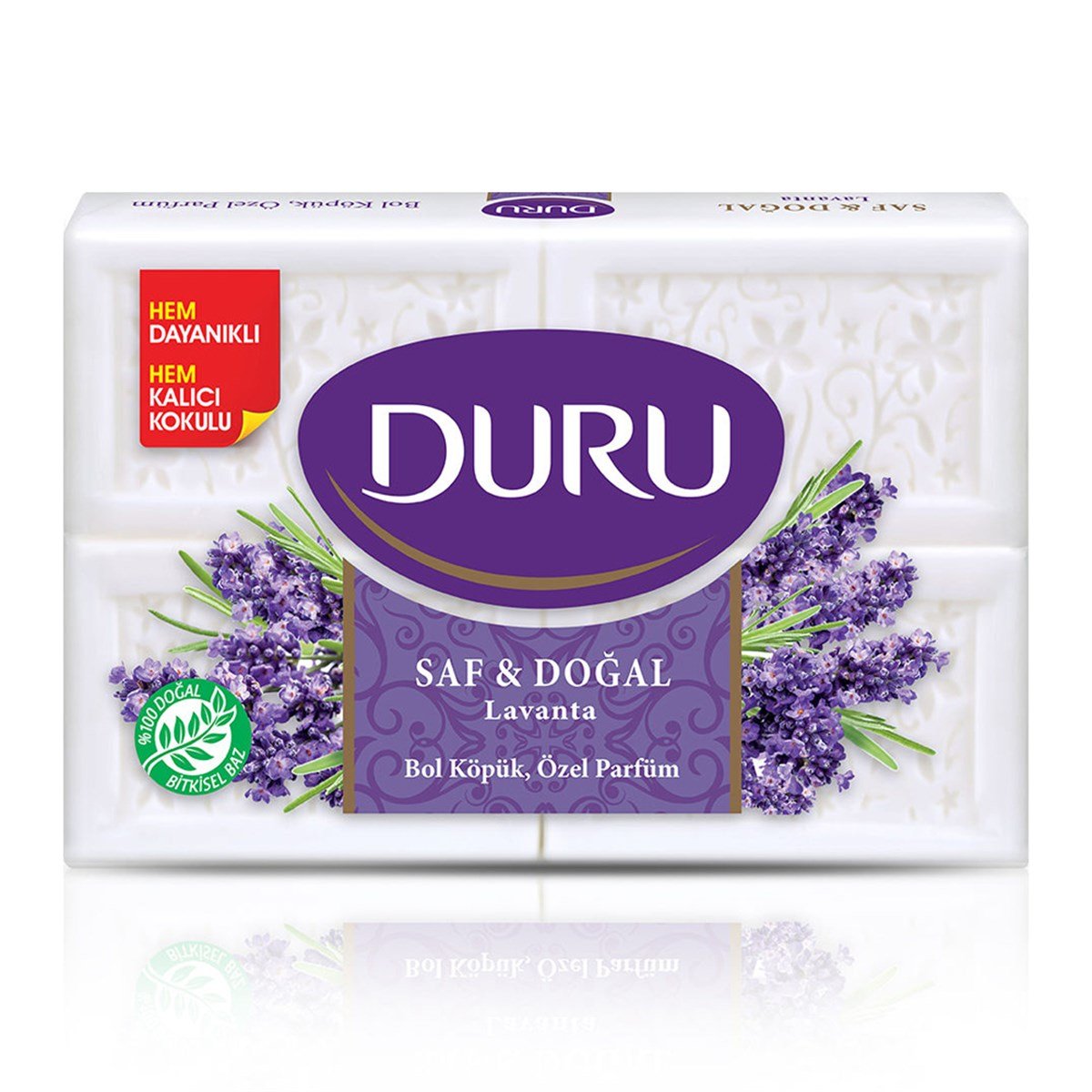 Duru Saf & Doğal Lavanta Kalıp Sabun 4'lü