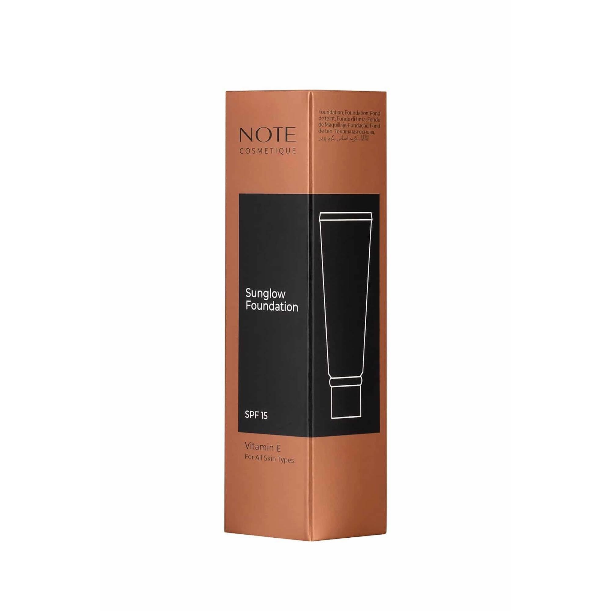 Note Sunglow Bronzlaştırıcı Fondöten n10