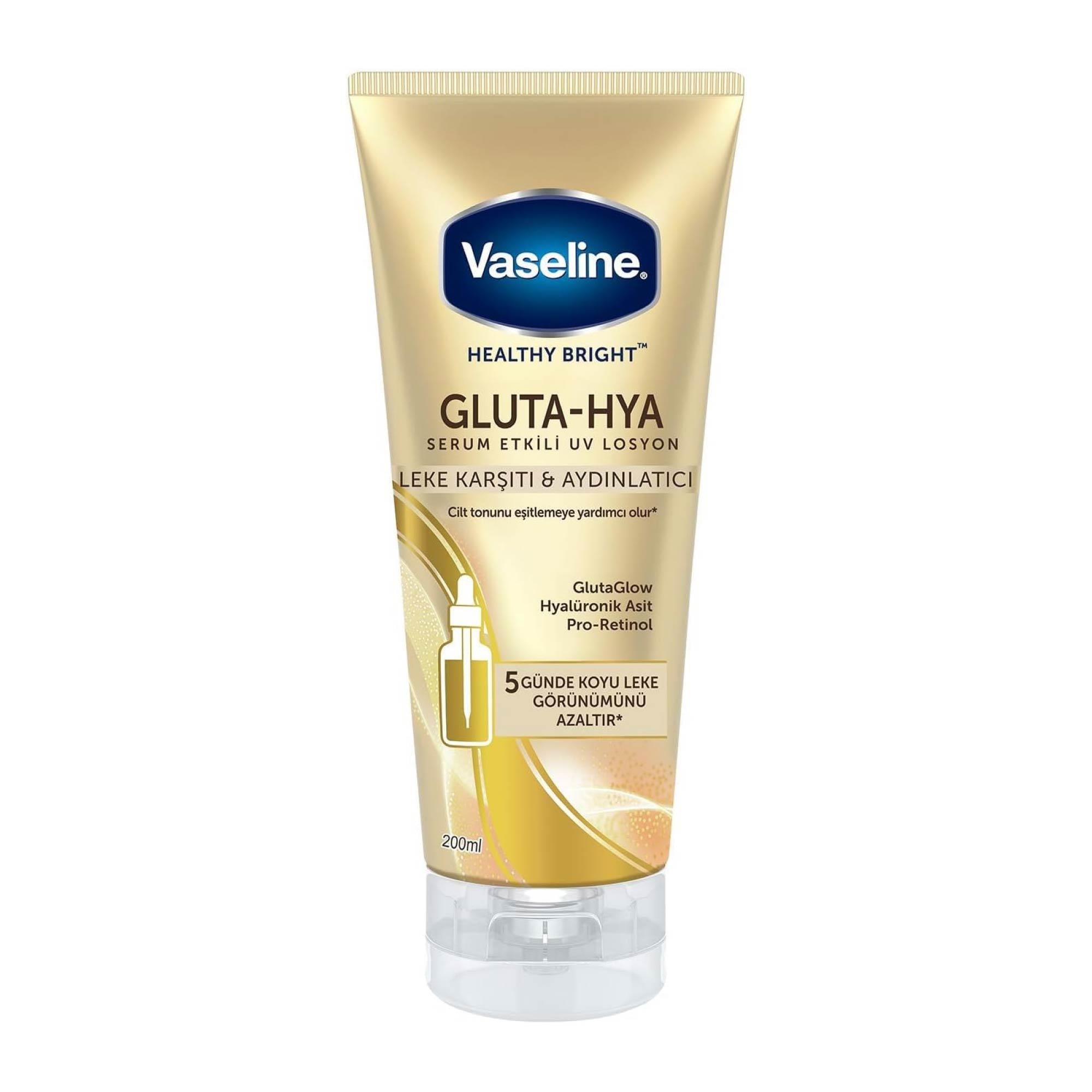 Vaseline Gluta-Hya Serum Etkili Vücut Losyonu Leke Karşıtı & Aydınlatıcı 200 ml