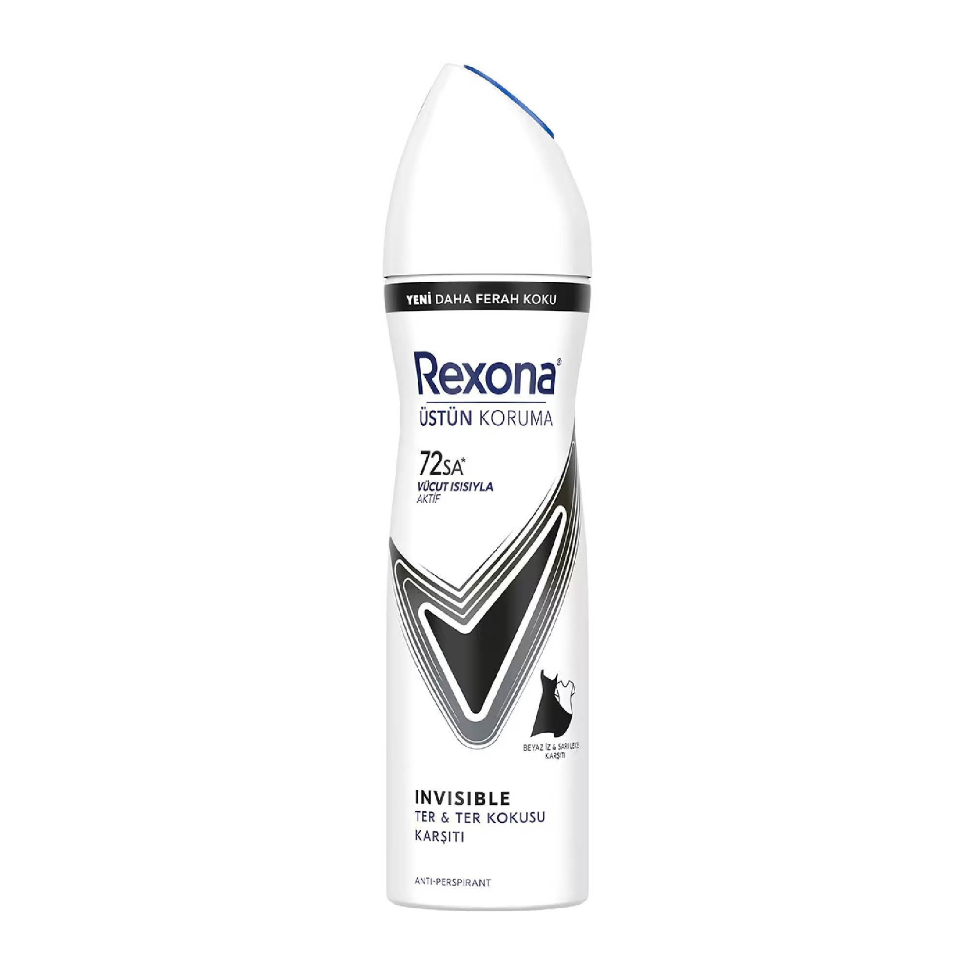 Rexona Deodorant Invisible Black & White Sprey Kadın 150 ml