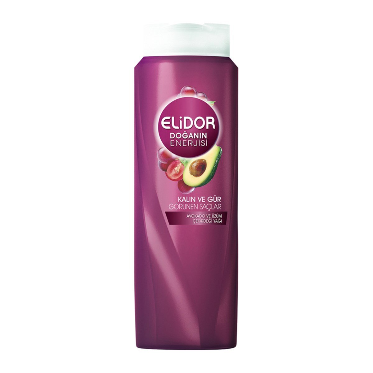 Elidor Doğanın Enerjisi Kalın ve Gür Görünen Saçlar Avokado ve Üzüm Çekirdeği Yağı Şampuan 500ml