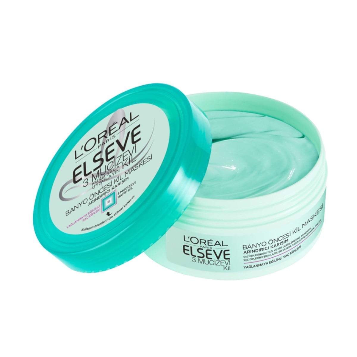 Elseve Banyo Öncesi Arındırıcı Kil Maskesi 3 Mucizevi Kil 150 ml