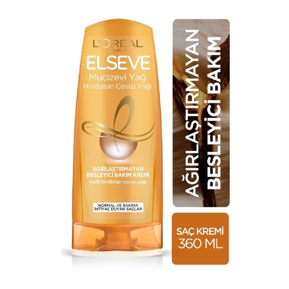 Elseve Saç Kremi Mucizevi Yağ Hindistan Cevizi Yağı 360ml