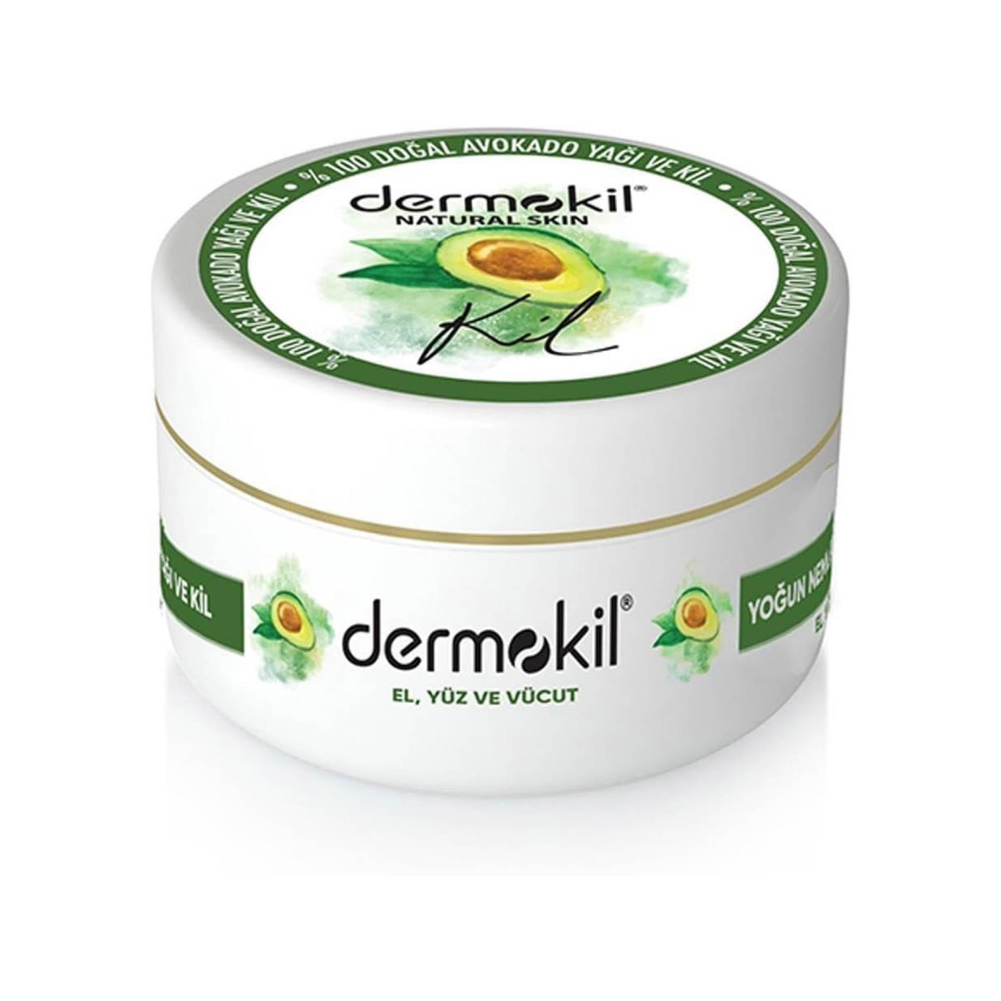 Dermokil Yoğun Nemlendirici El ve Vücut Kremi Avokado Yağı & Kil 300 ml