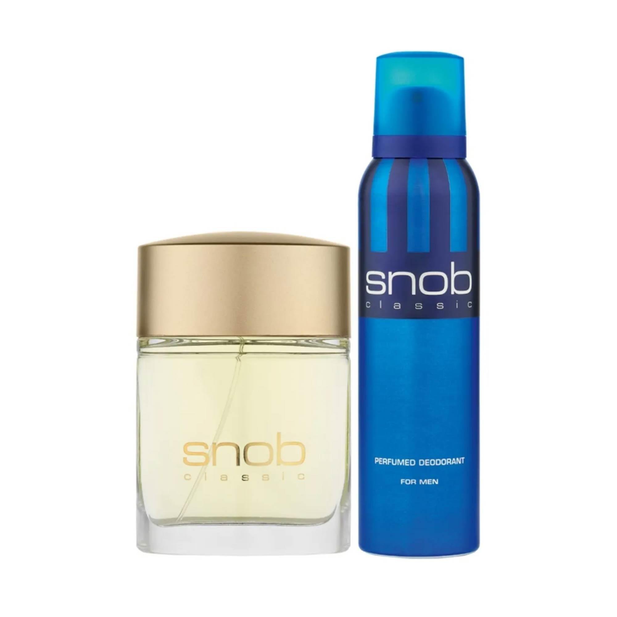Snob Classic Edt Parfüm 100 ml + Snob Classic Deodorant 150 ml Set Erkek