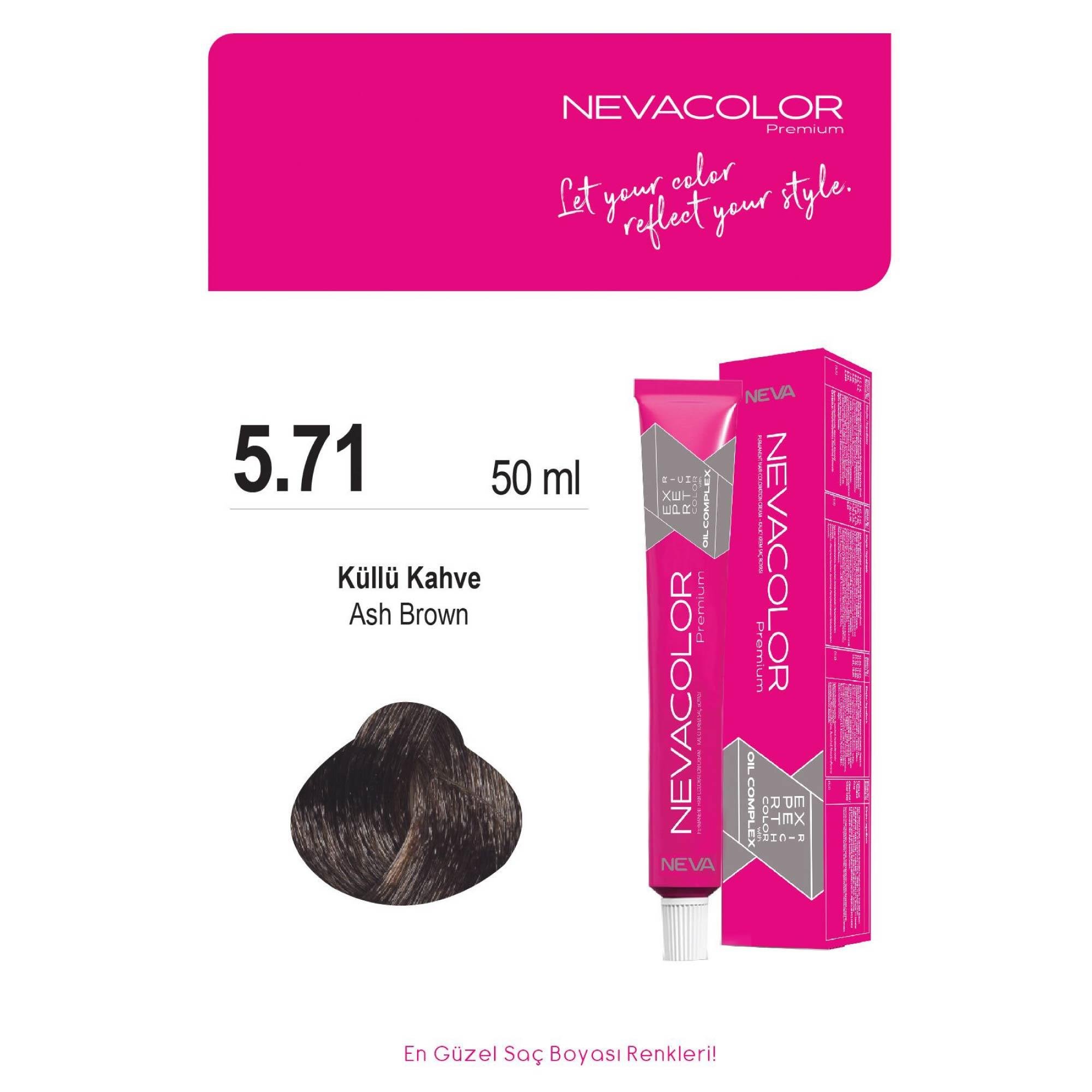 Nevacolor Tüp Boya 5.71 Küllü Kahve