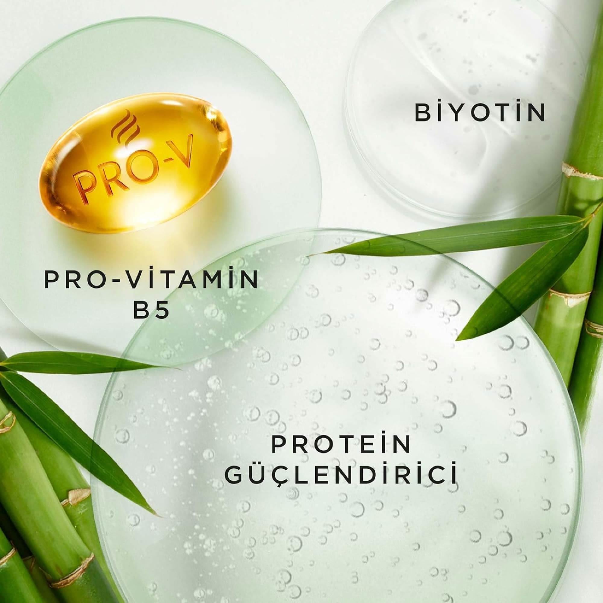 Pantene Saç Kremi Miracles Bambu & Biotin Uzun ve Güçlü Şekillendirici 300 ml