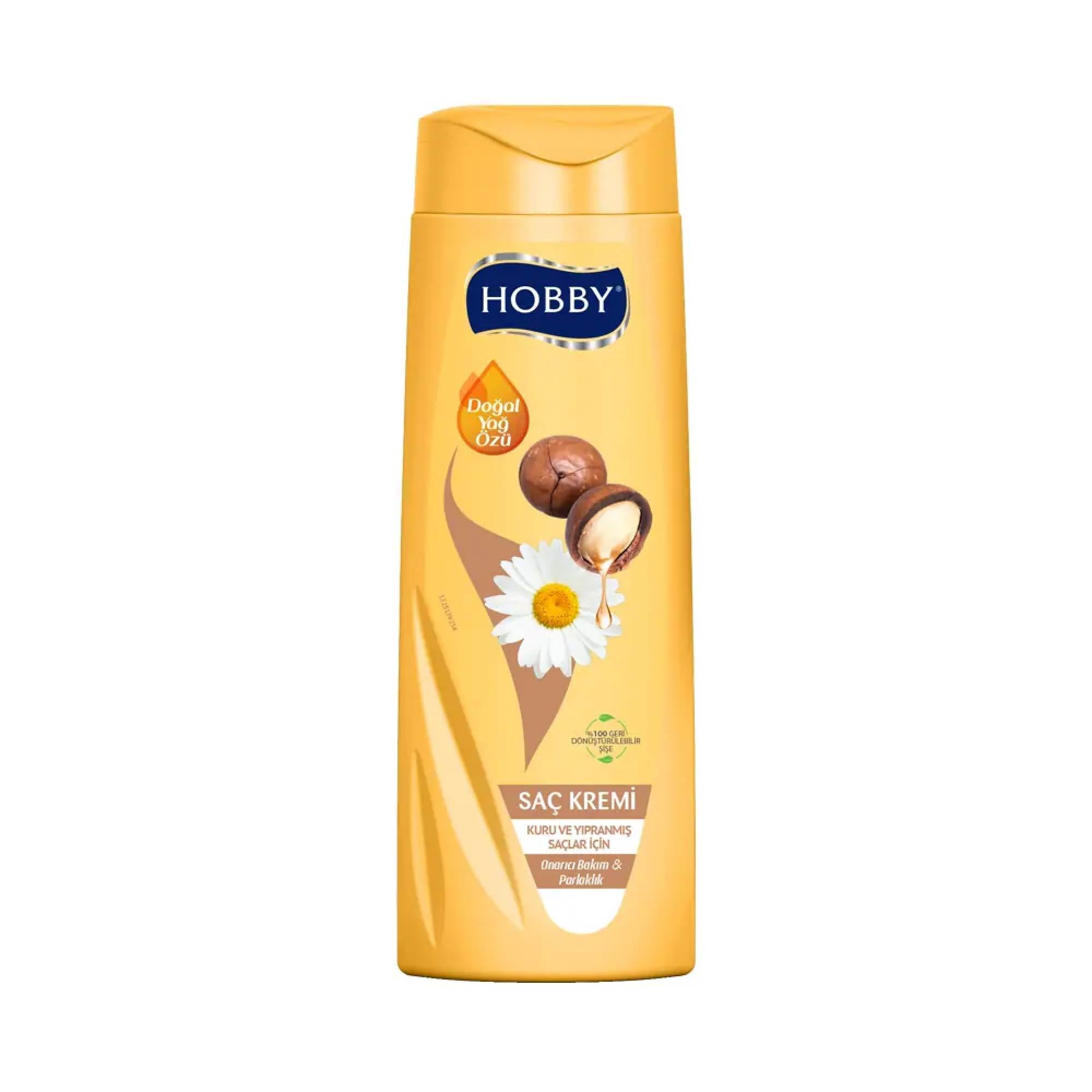 Hobby Saç Kremi Argan & Papatya Çiçeği Özü 500 Ml