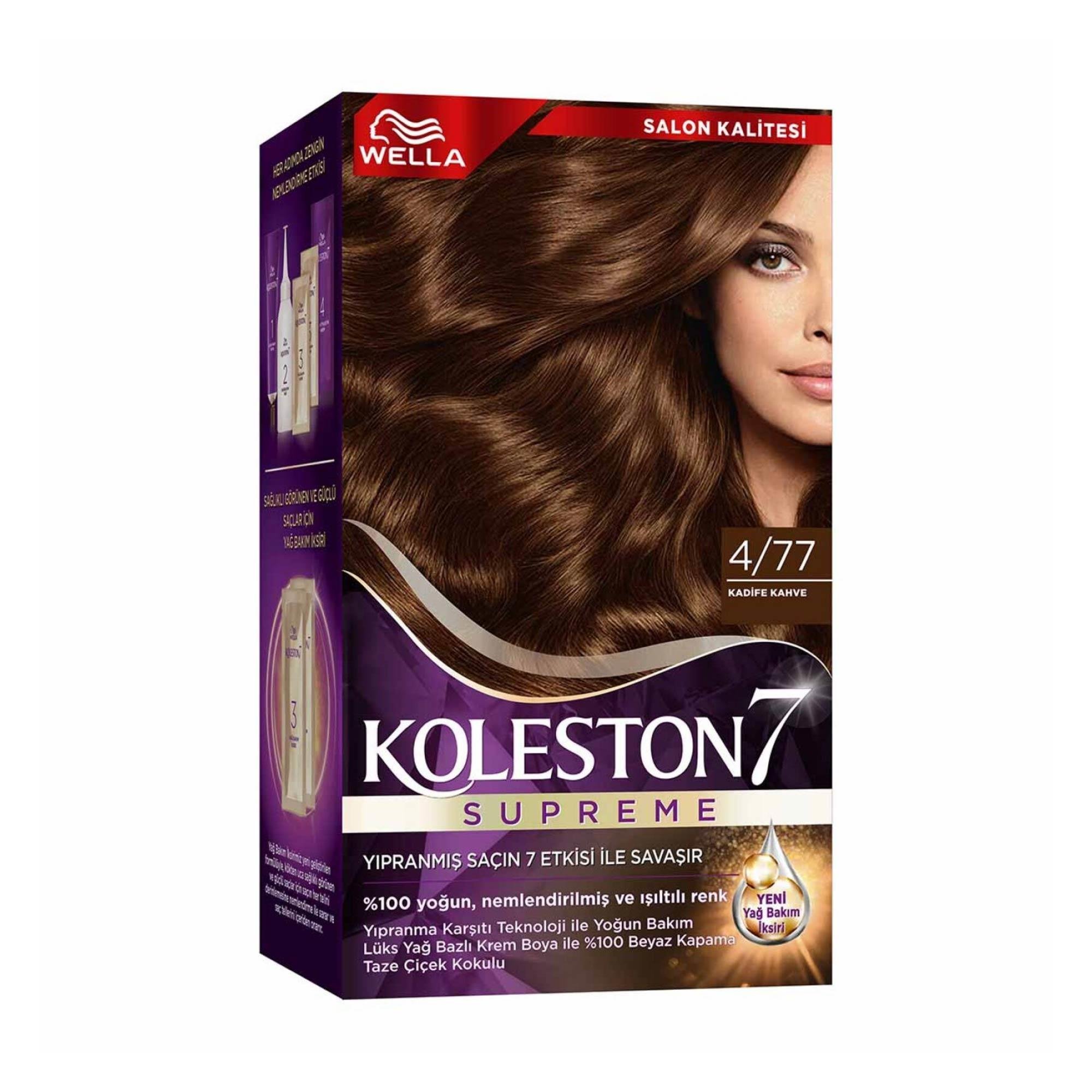 Koleston Set Boya Kadife Kahve 4/77