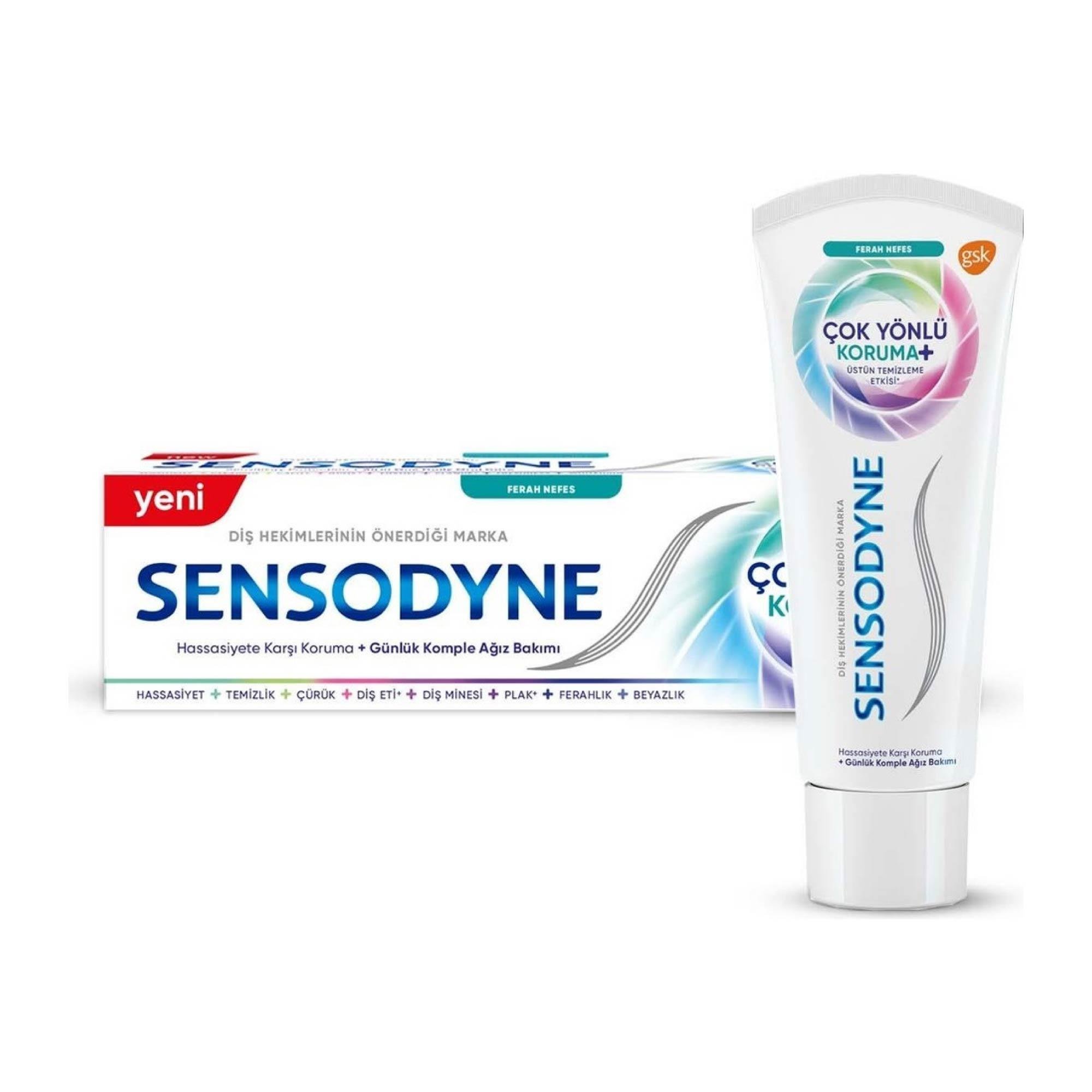 Sensodyne Diş Macunu Çok Yönlü Koruma + Ferah Nefes 75 ml