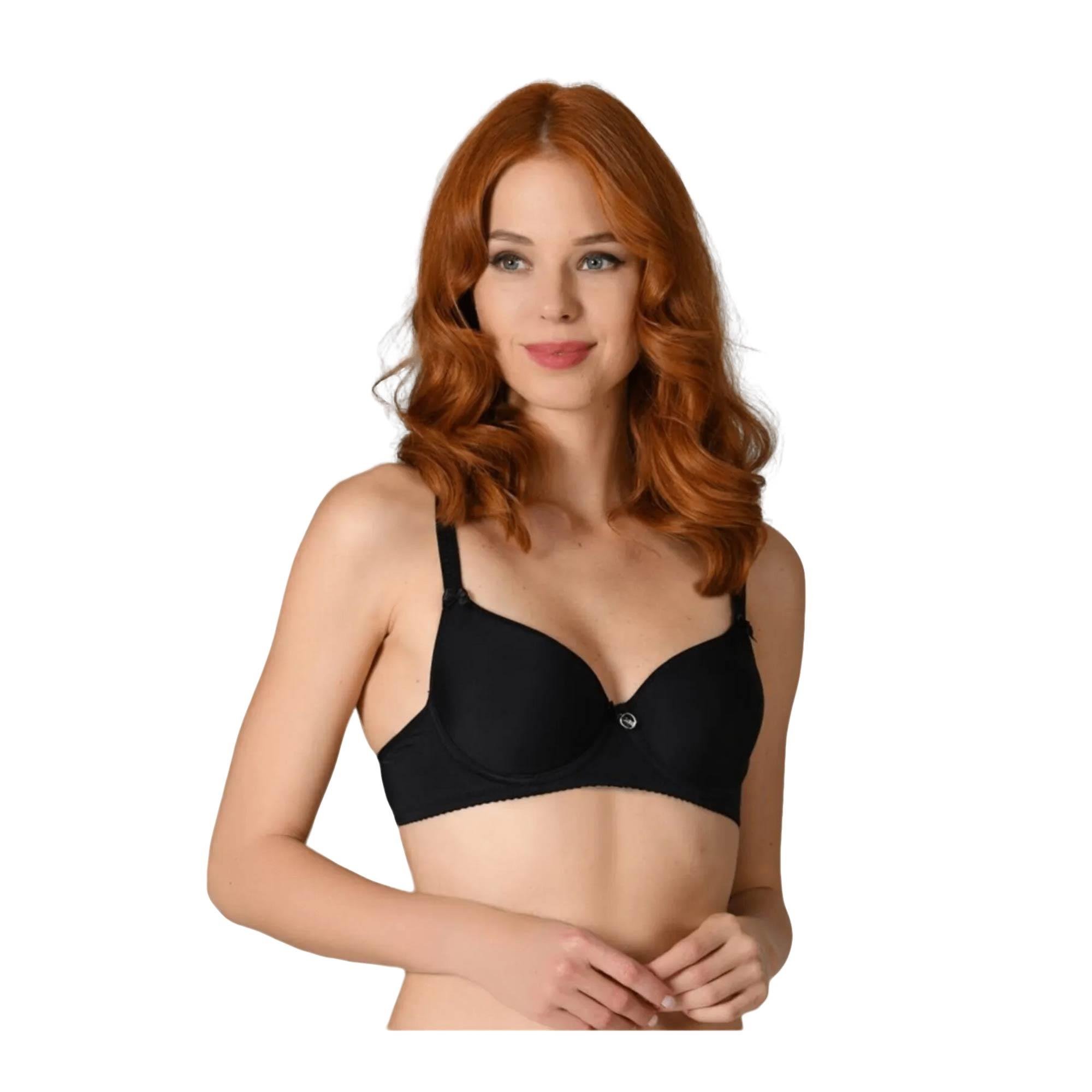 NBB Kadın Desteksiz Kaplı Sütyen Siyah / 85 3532