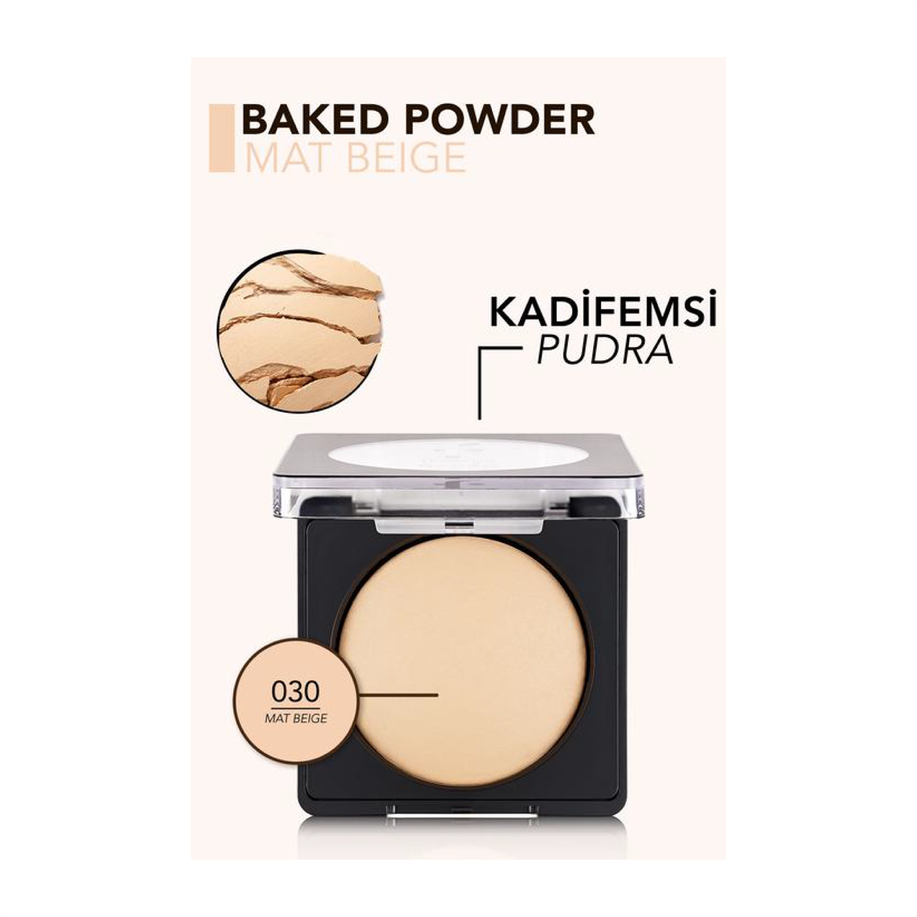 Flormar Baked Powder Pudra No:30 Mat Beige