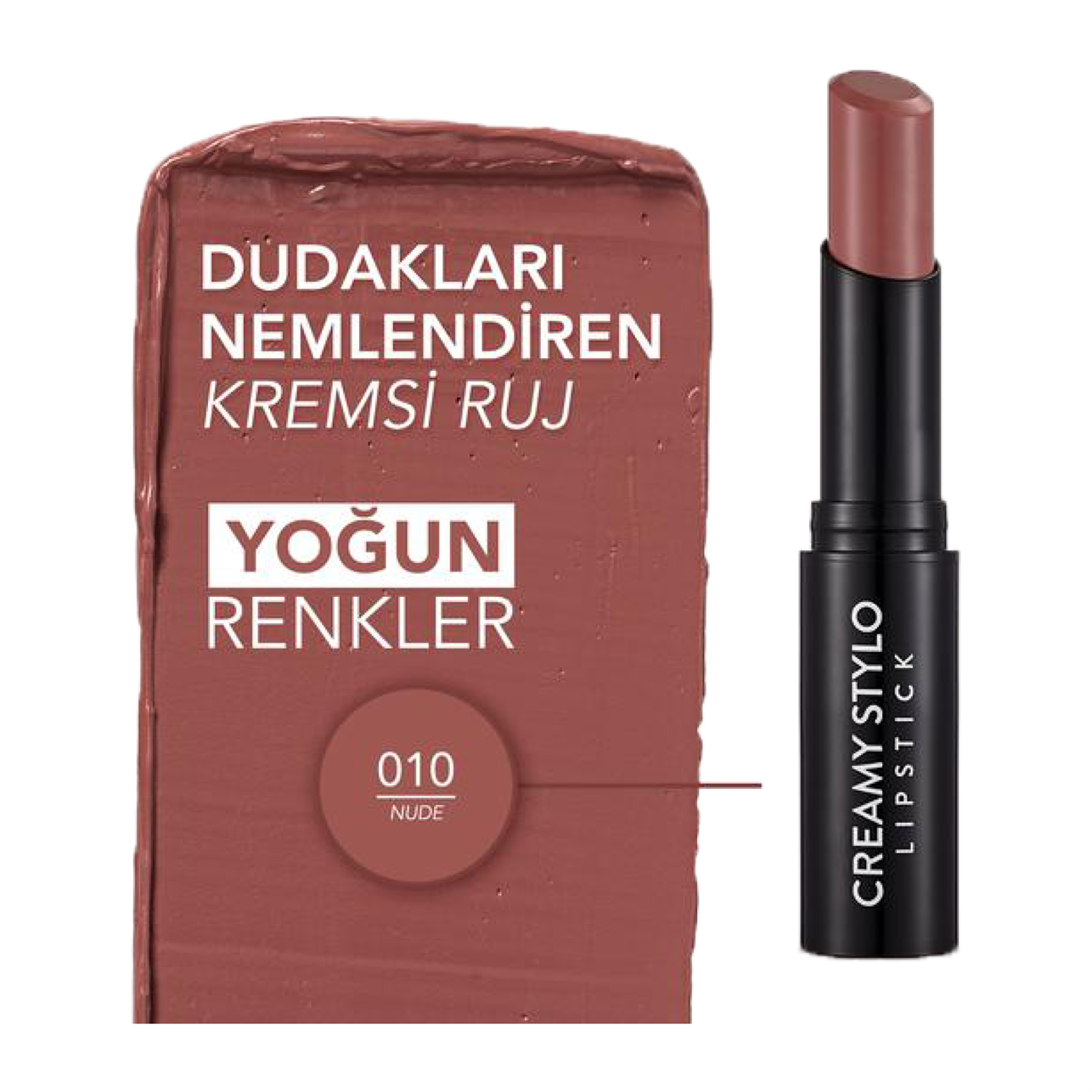 Flormar Creamy Stylo Lipstick 010 Nude