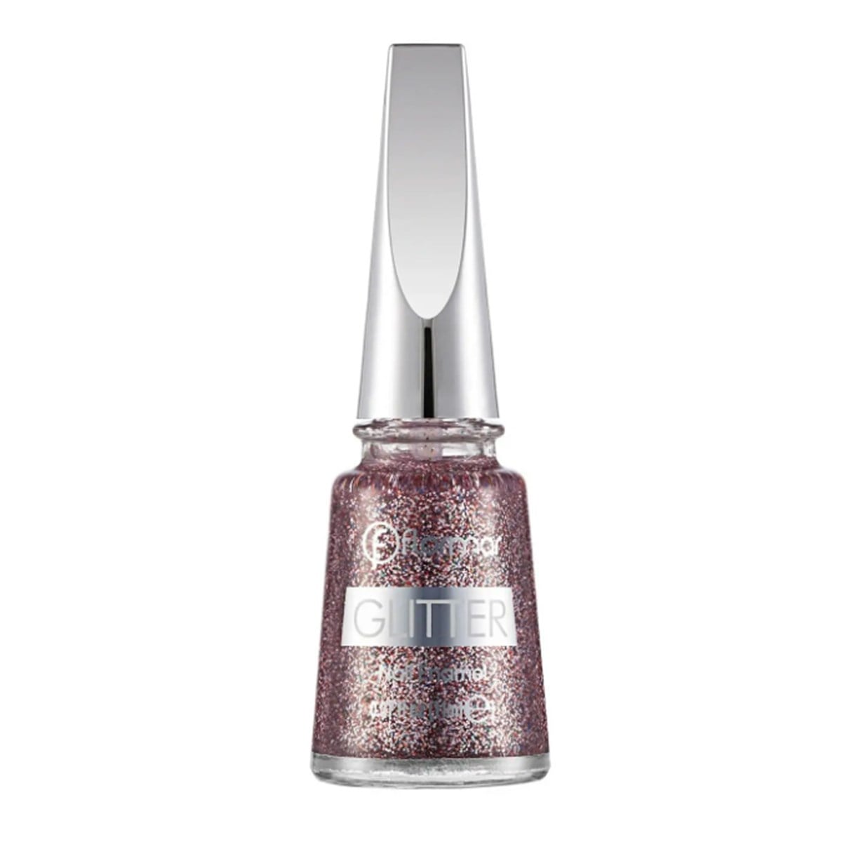 Flormar Glitter Oje No.GL15 Red in Silver 