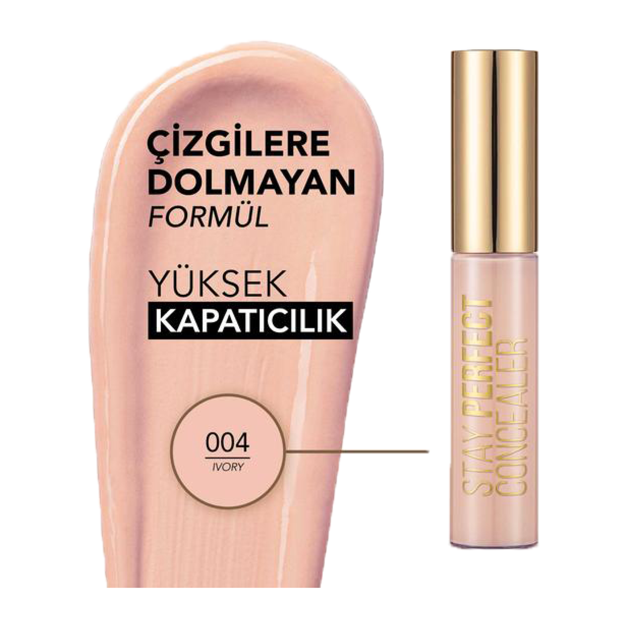 Flormar Stay Perfect Concealer Kapatıcı 004 Ivory	