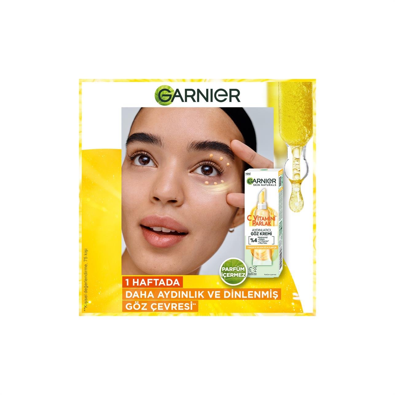 Garnier C Vitamini Parlak  Aydınlatıcı Göz Kremi 30ml