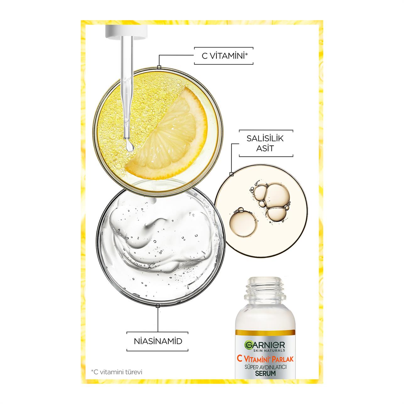 Garnier C Vitamini Parlak Süper Aydınlatıcı Serum 30ml