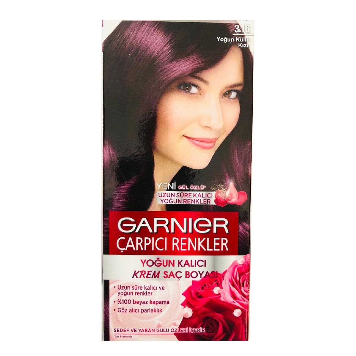 Garnier Çarpıcı Renkler 3/16 - Yoğun Küllü Kızıl 