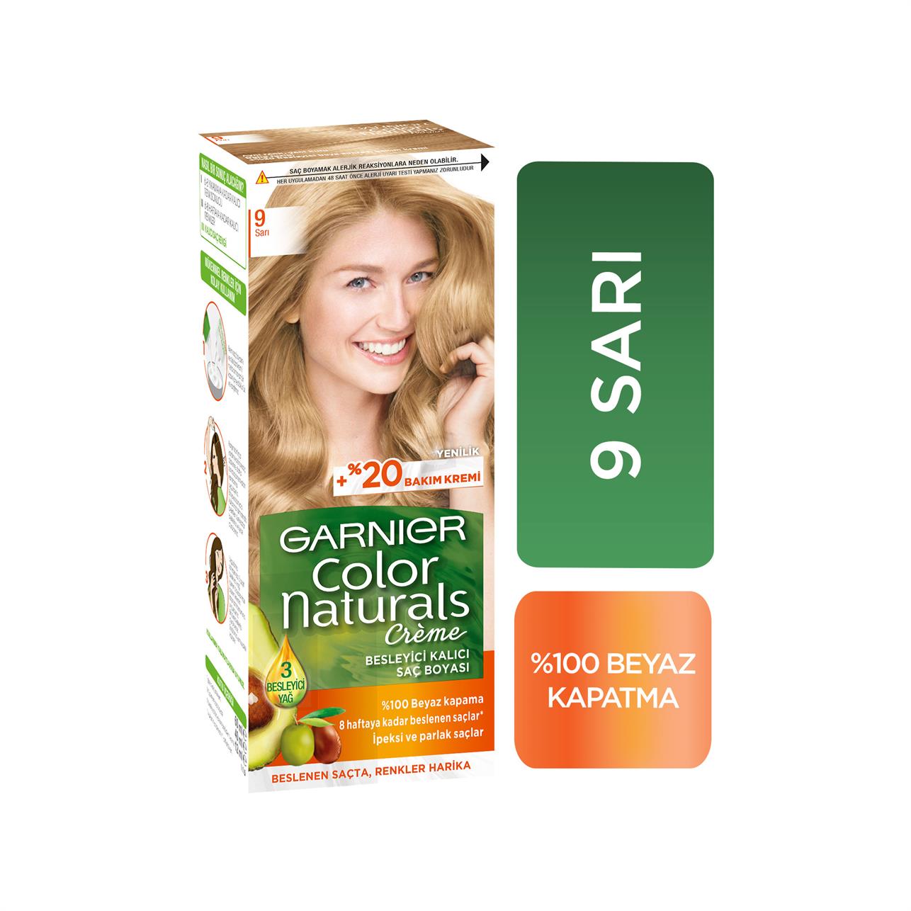 Garnier Color Naturals Creme Saç Boyası Sarı 9