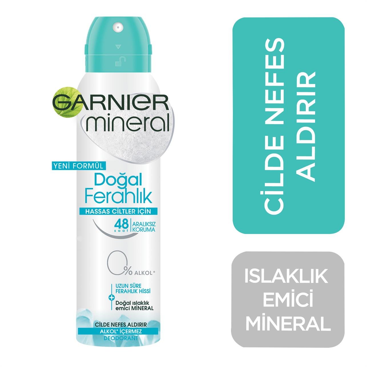 Garnier Deodorant Mineral Doğal Ferahlık Kadın 150 ml
