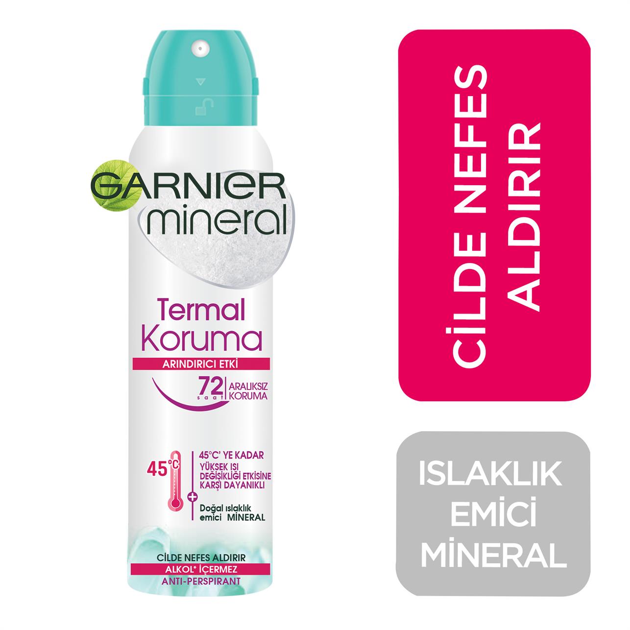 Garnier Deodorant Mineral Termal Koruma Kadın 150 ml