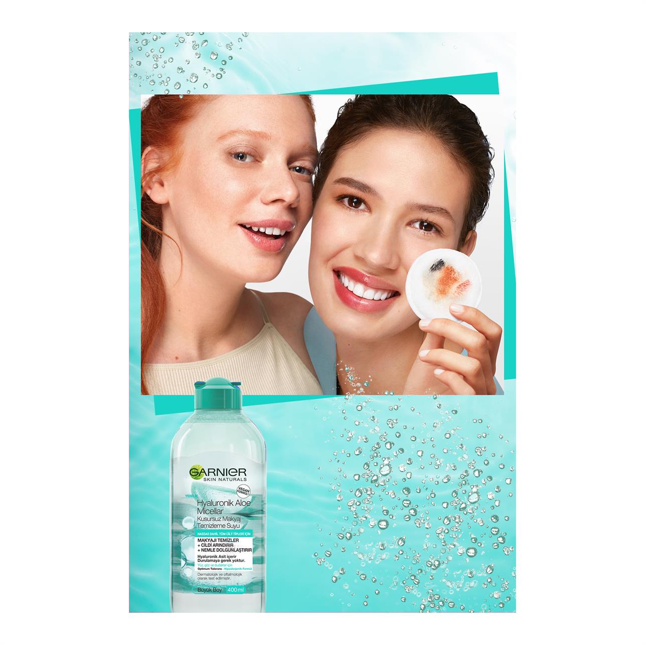Garnier Hyaluronik Aloe Micellar Kusursuz Makyaj Temizleme Suyu Hassas ve Tüm Ciltler  400ml