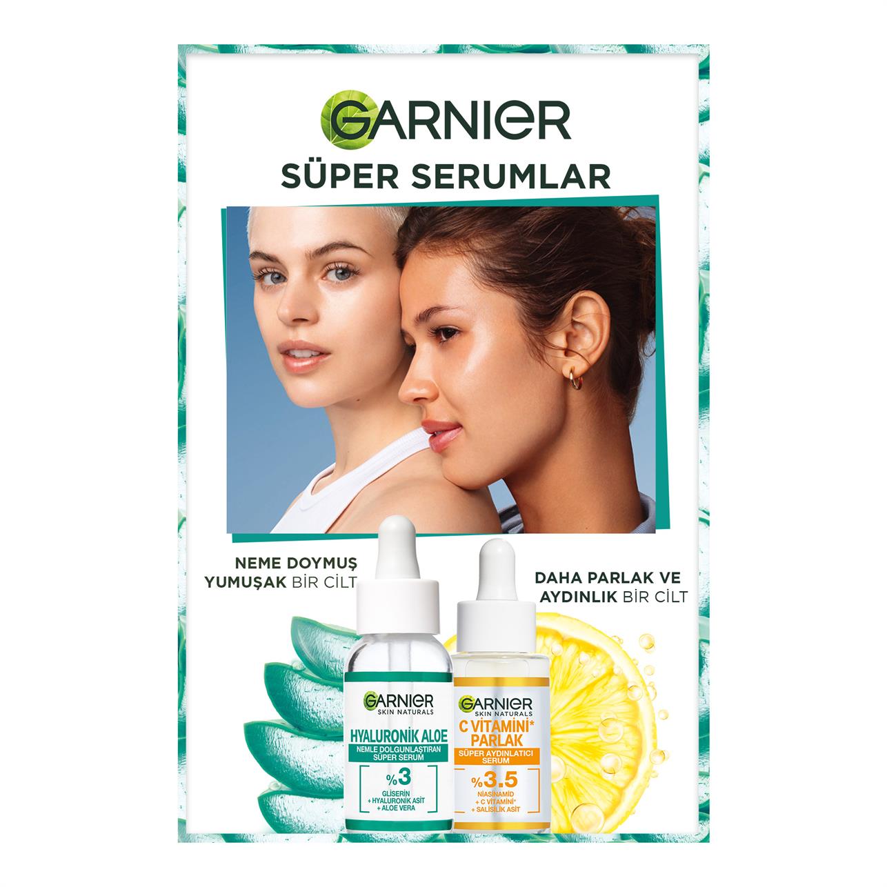 Garnier Hyaluronik Aloe Nemle Dolgunlaştıran Süper Serum 30ml