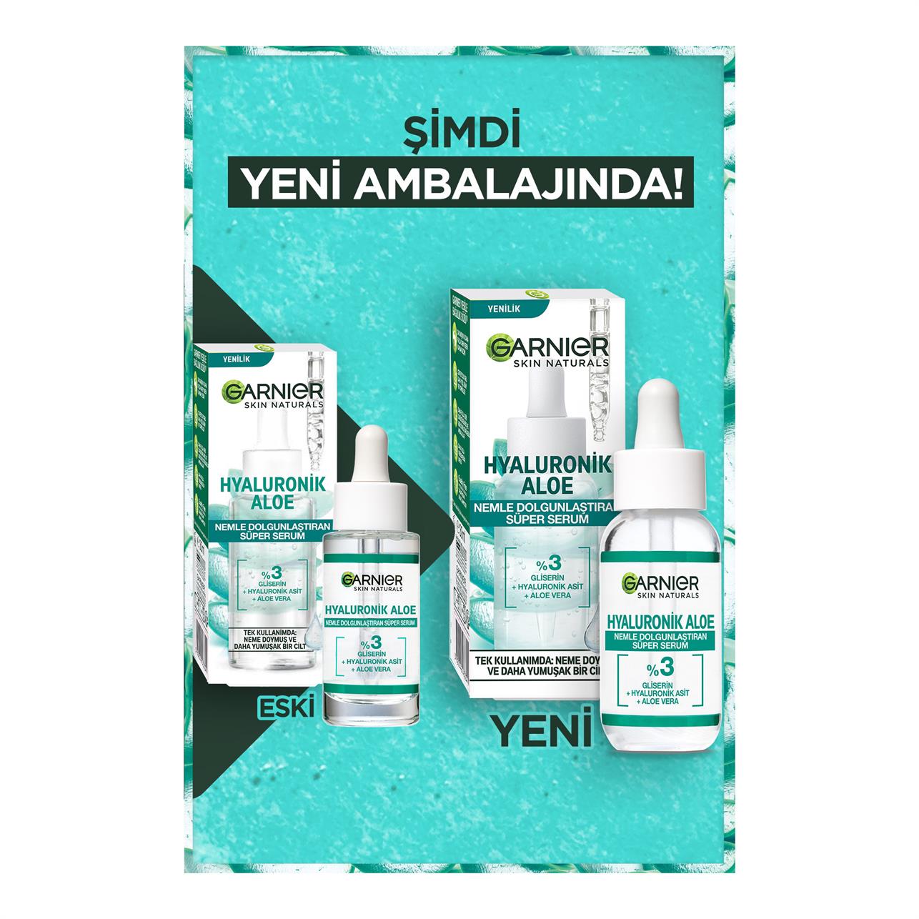Garnier Hyaluronik Aloe Nemle Dolgunlaştıran Süper Serum 30ml