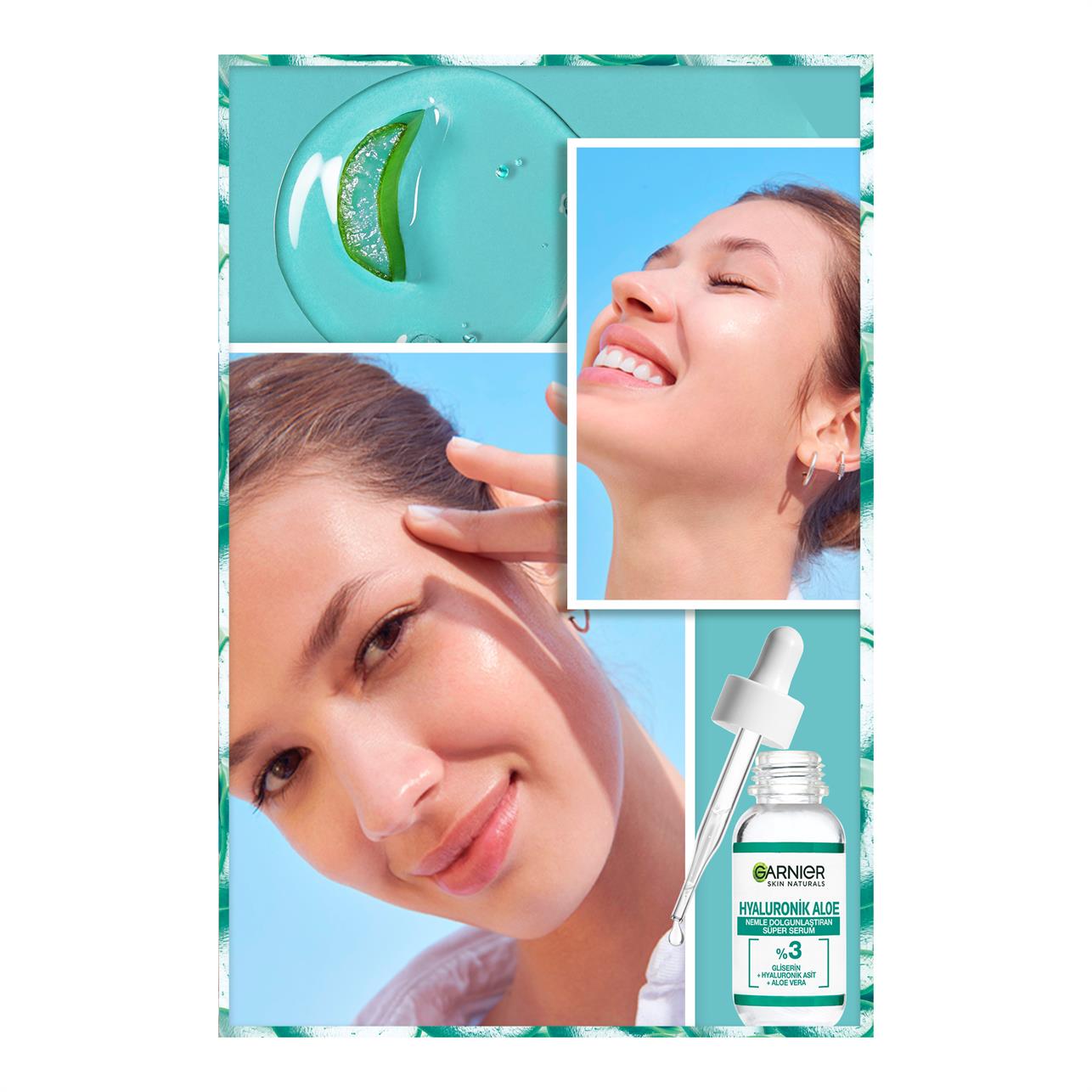 Garnier Hyaluronik Aloe Nemle Dolgunlaştıran Süper Serum 30ml