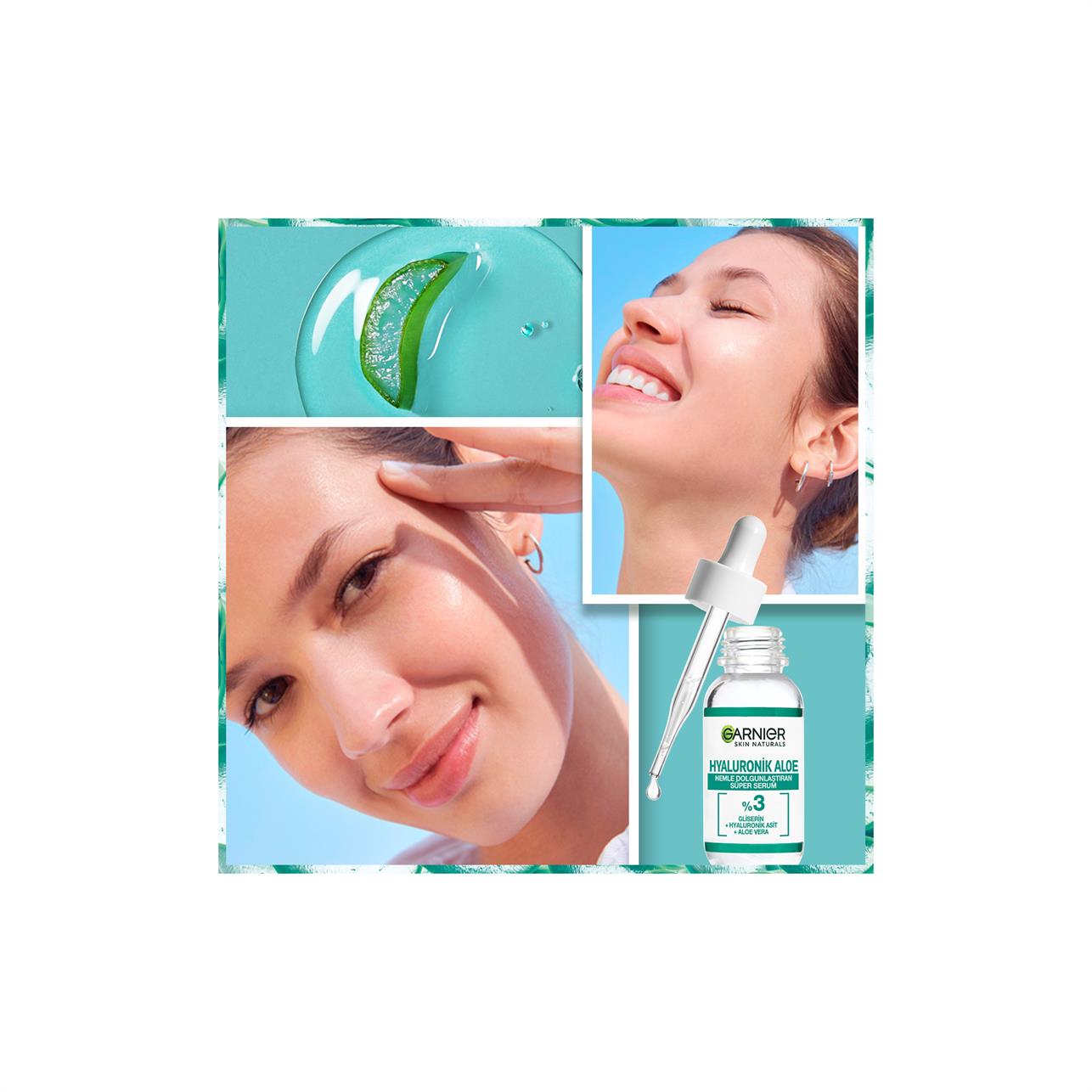 Garnier Hyaluronik Aloe Nemle Dolgunlaştıran Süper Serum 30ml