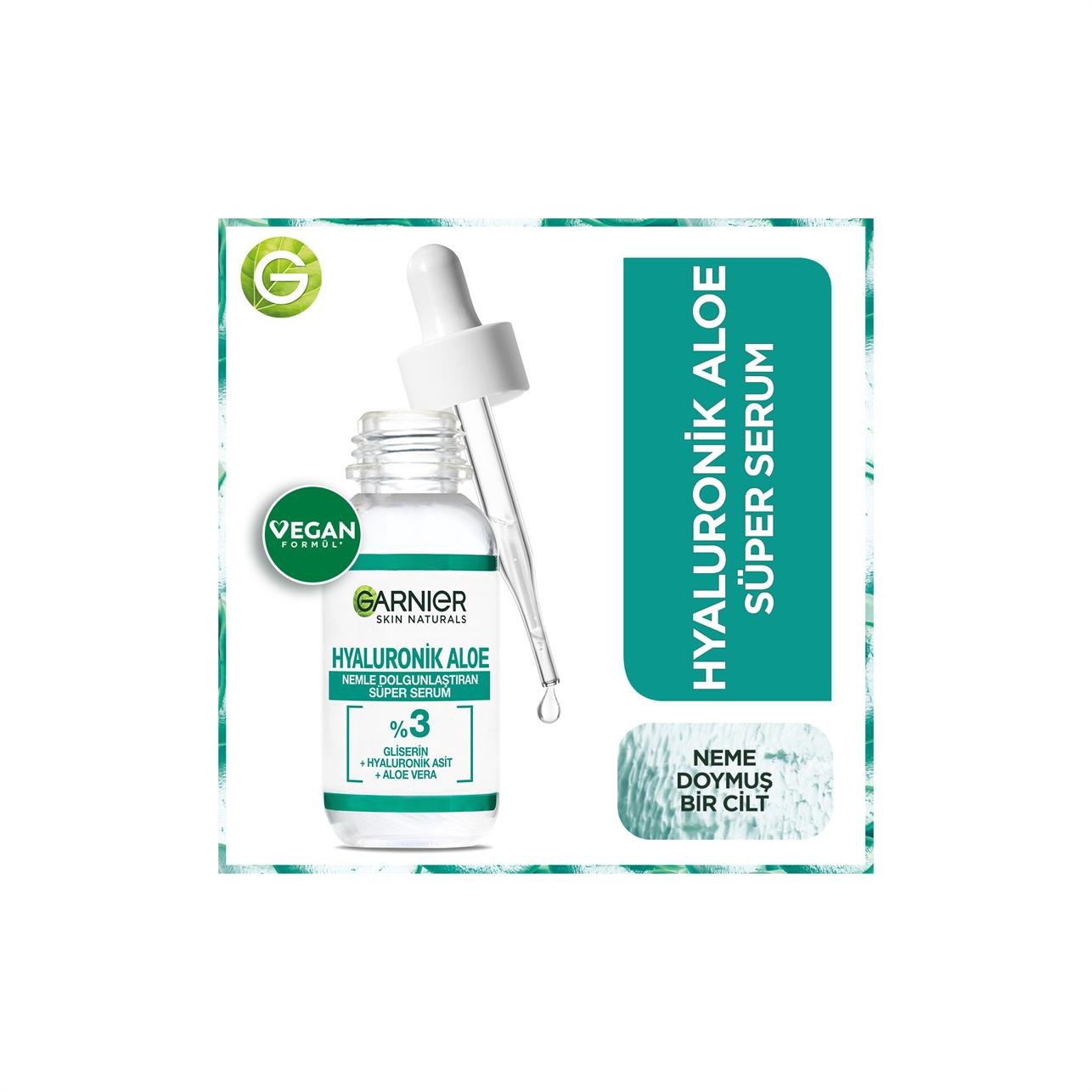 Garnier Hyaluronik Aloe Nemle Dolgunlaştıran Süper Serum 30ml