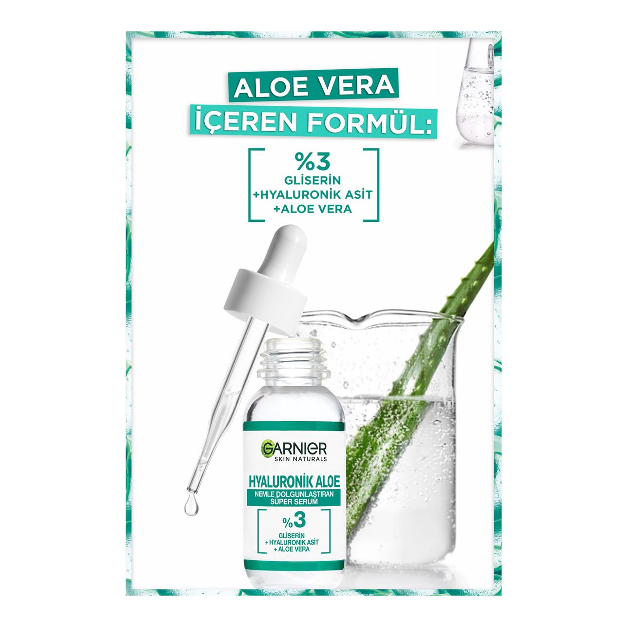 Garnier Hyaluronik Aloe Nemle Dolgunlaştıran Süper Serum 30ml